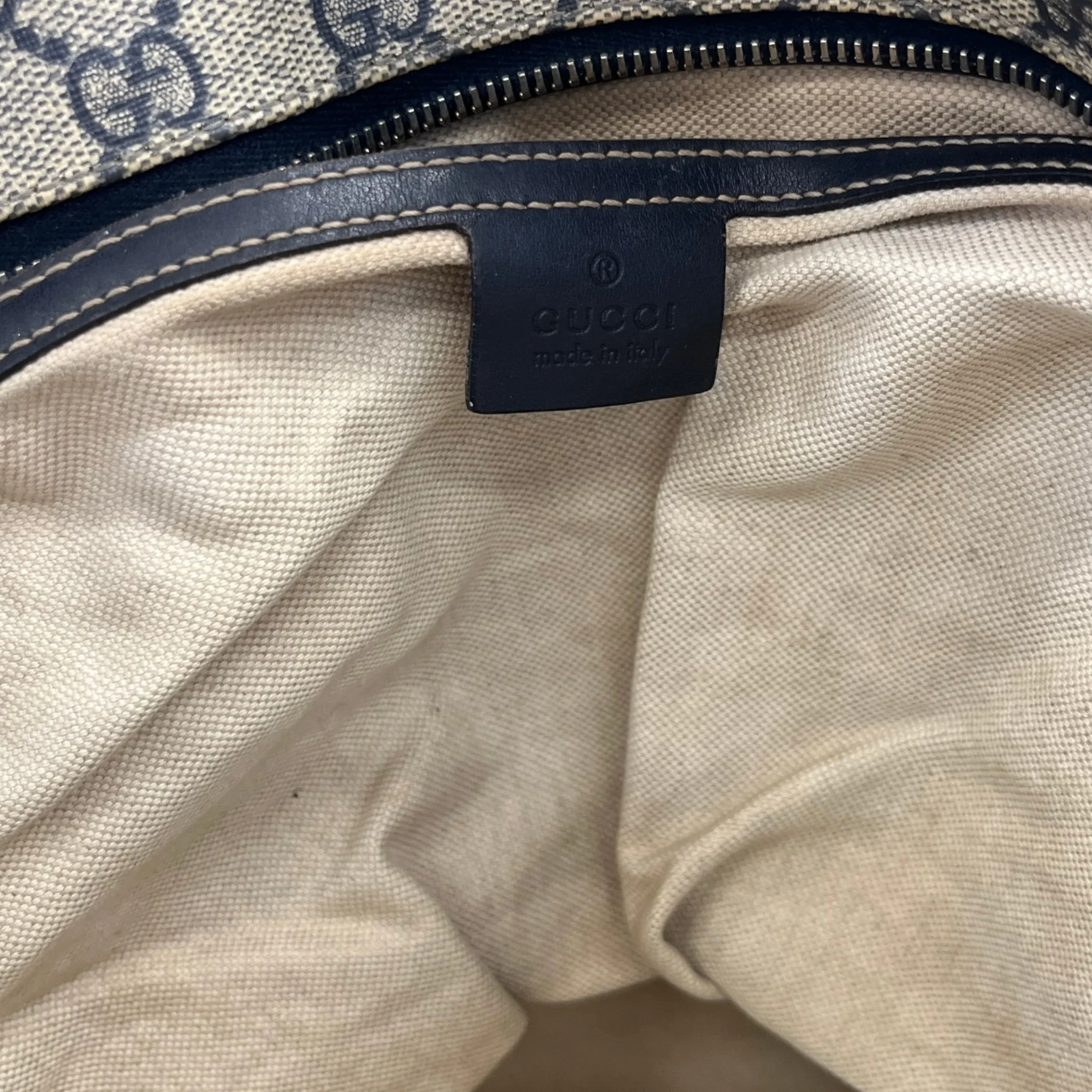 Women's Gg Supreme Canvas Tote Bag Beige - Image 11