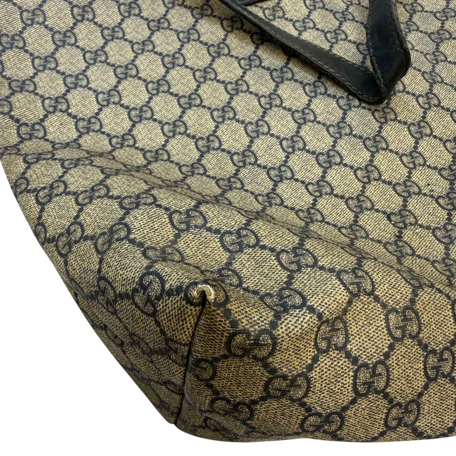 Women's Gg Supreme Canvas Tote Bag Beige - Image 14