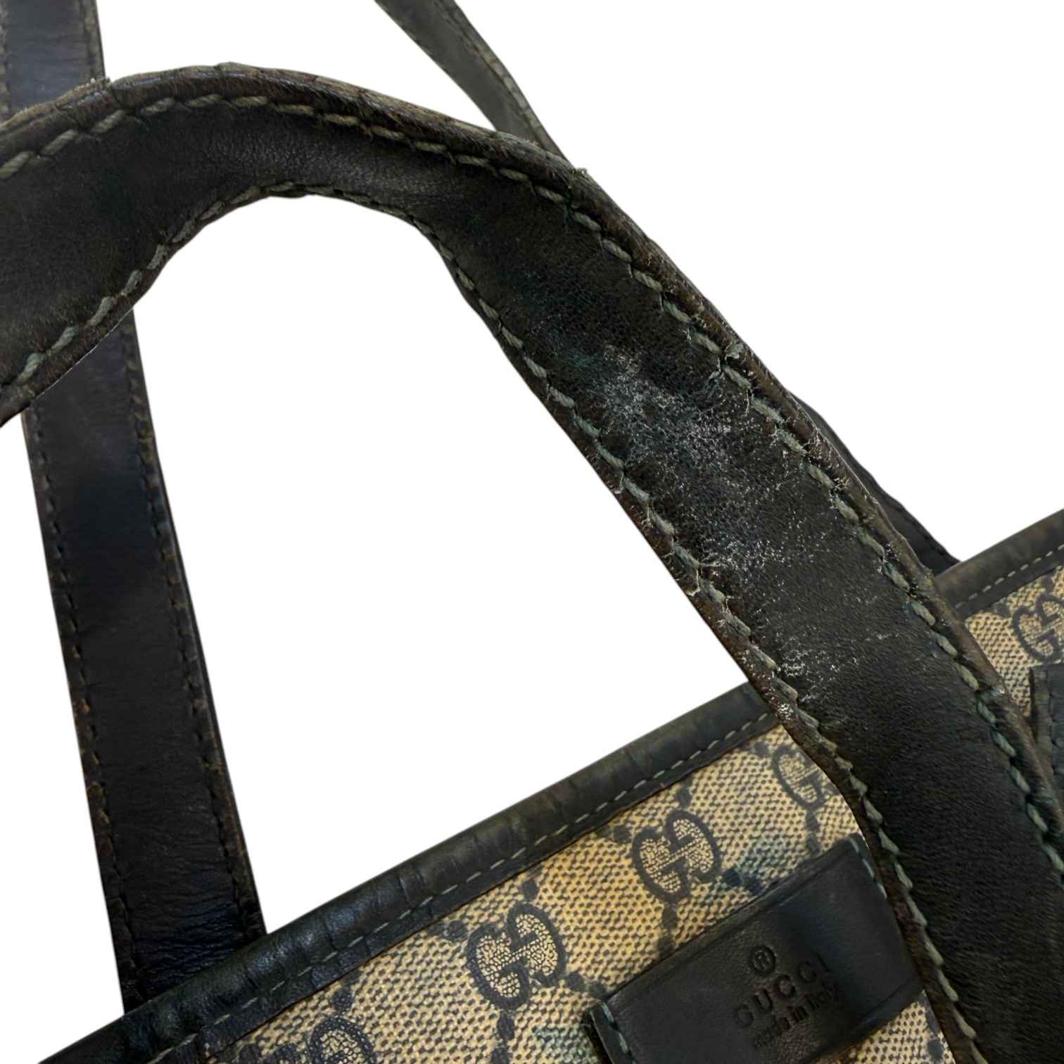 Women's Gg Supreme Canvas Tote Bag Beige - Image 16
