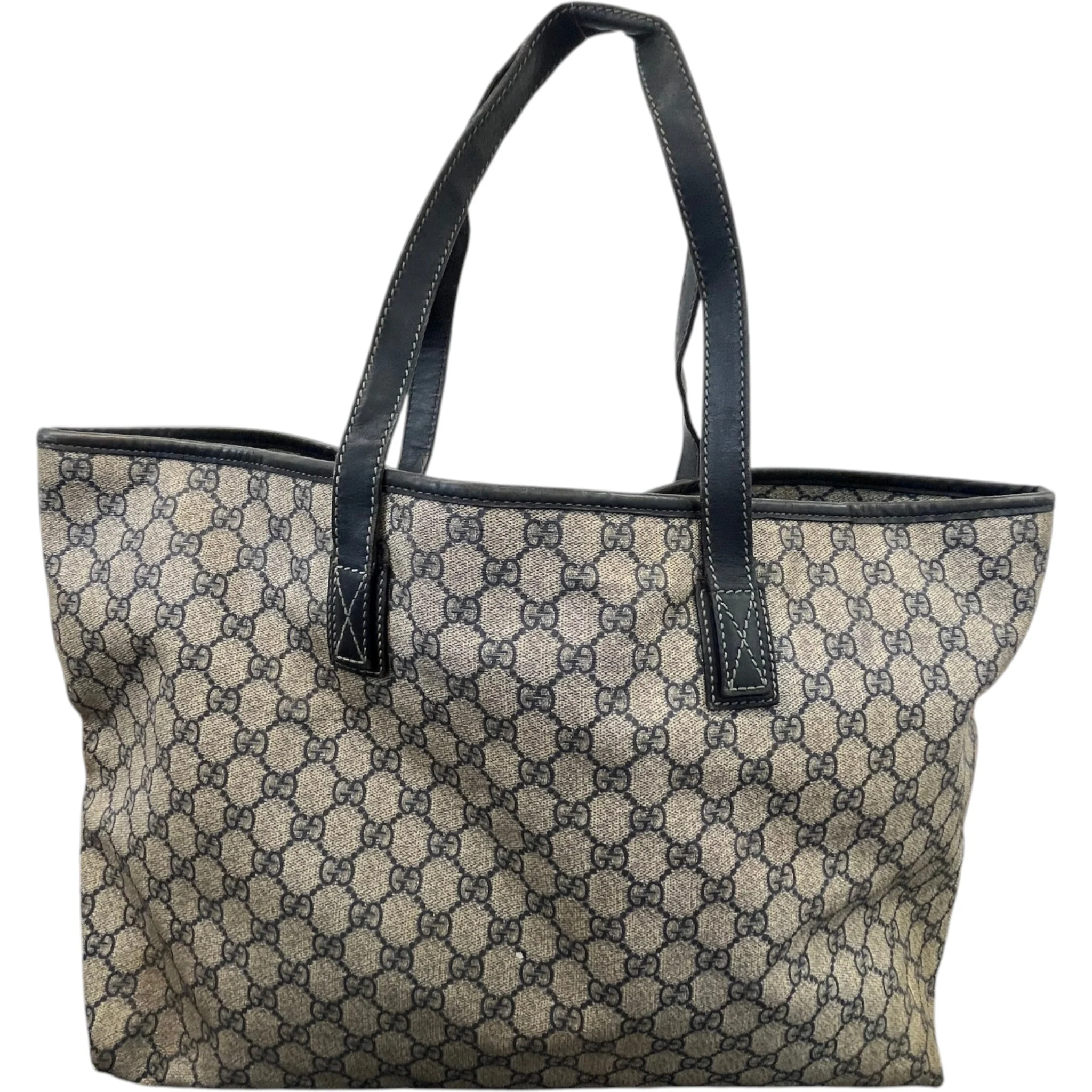 Women's Gg Supreme Canvas Tote Bag Beige - Image 3