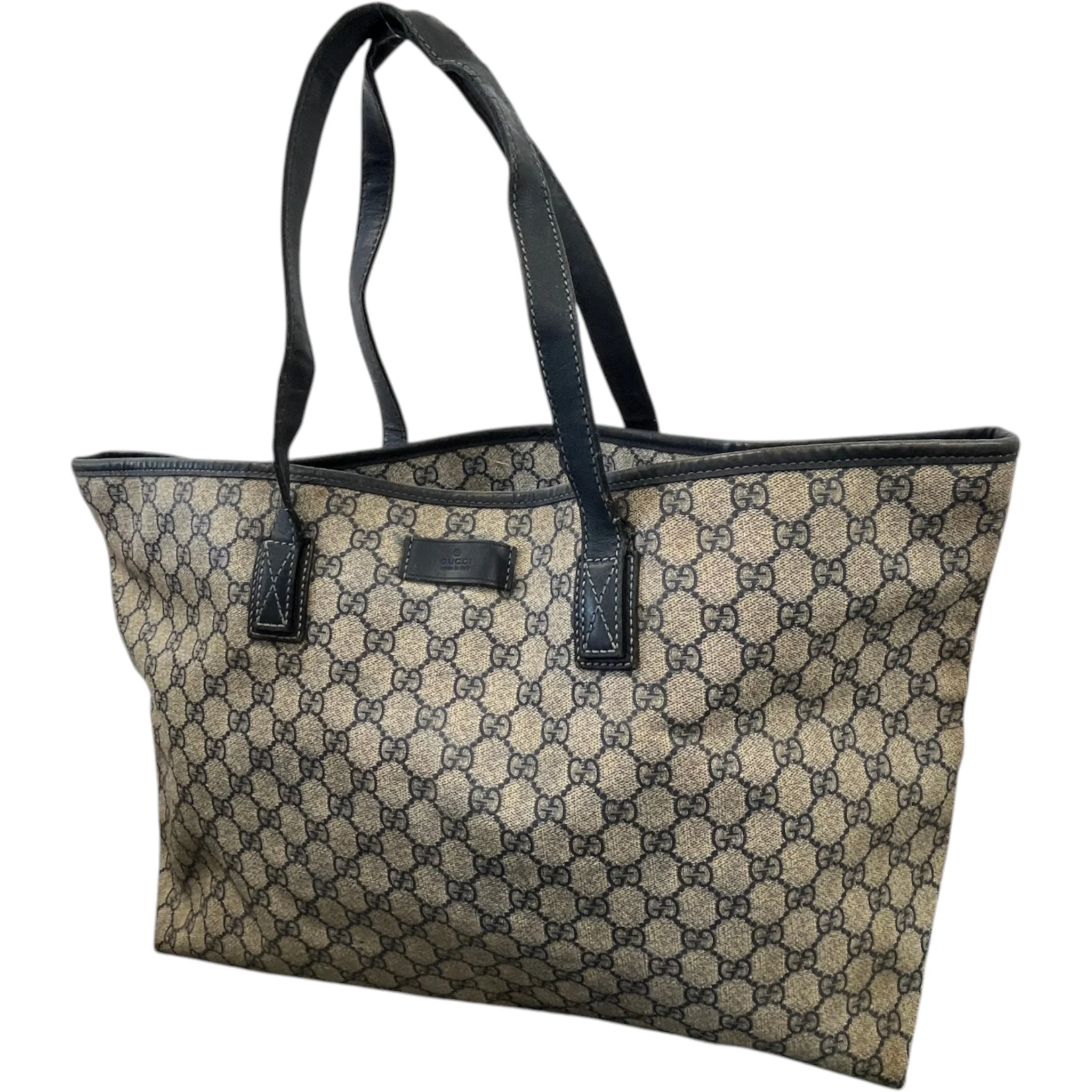 Women's Gg Supreme Canvas Tote Bag Beige - Image 4