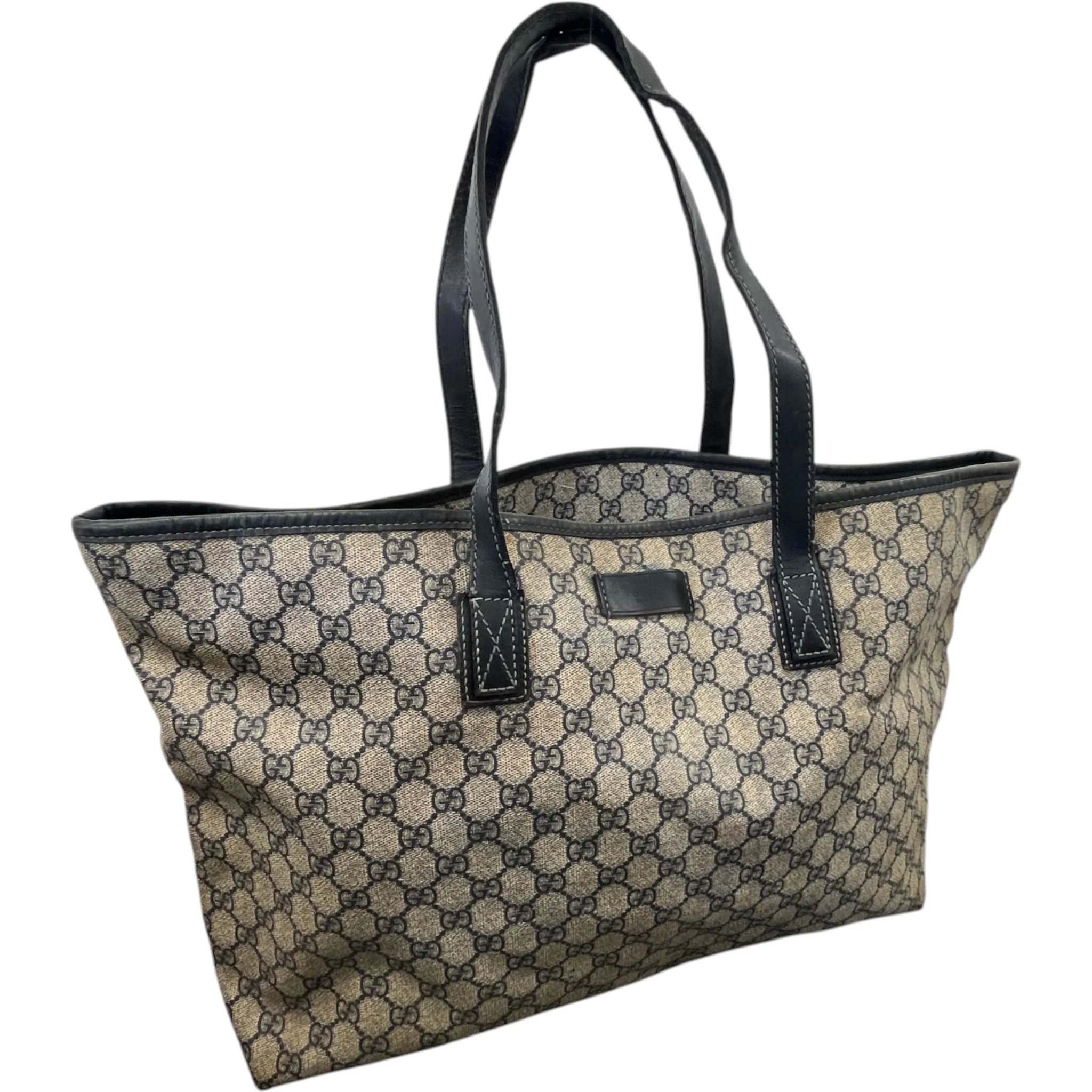 Women's Gg Supreme Canvas Tote Bag Beige - Image 5