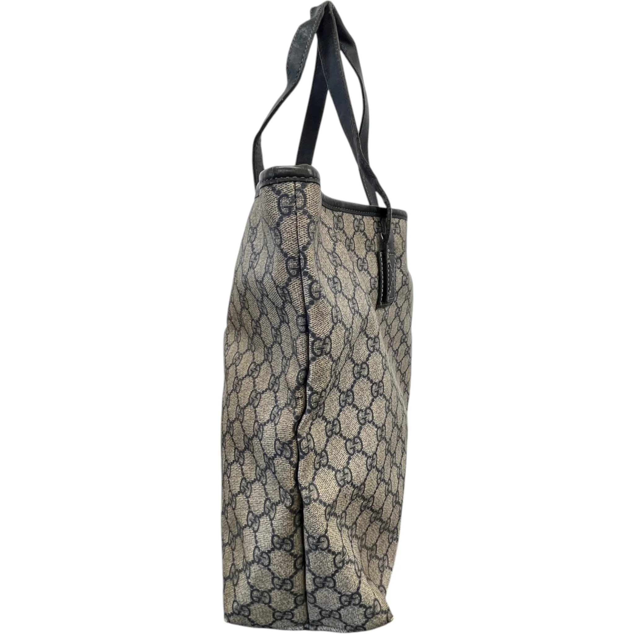 Women's Gg Supreme Canvas Tote Bag Beige - Image 7