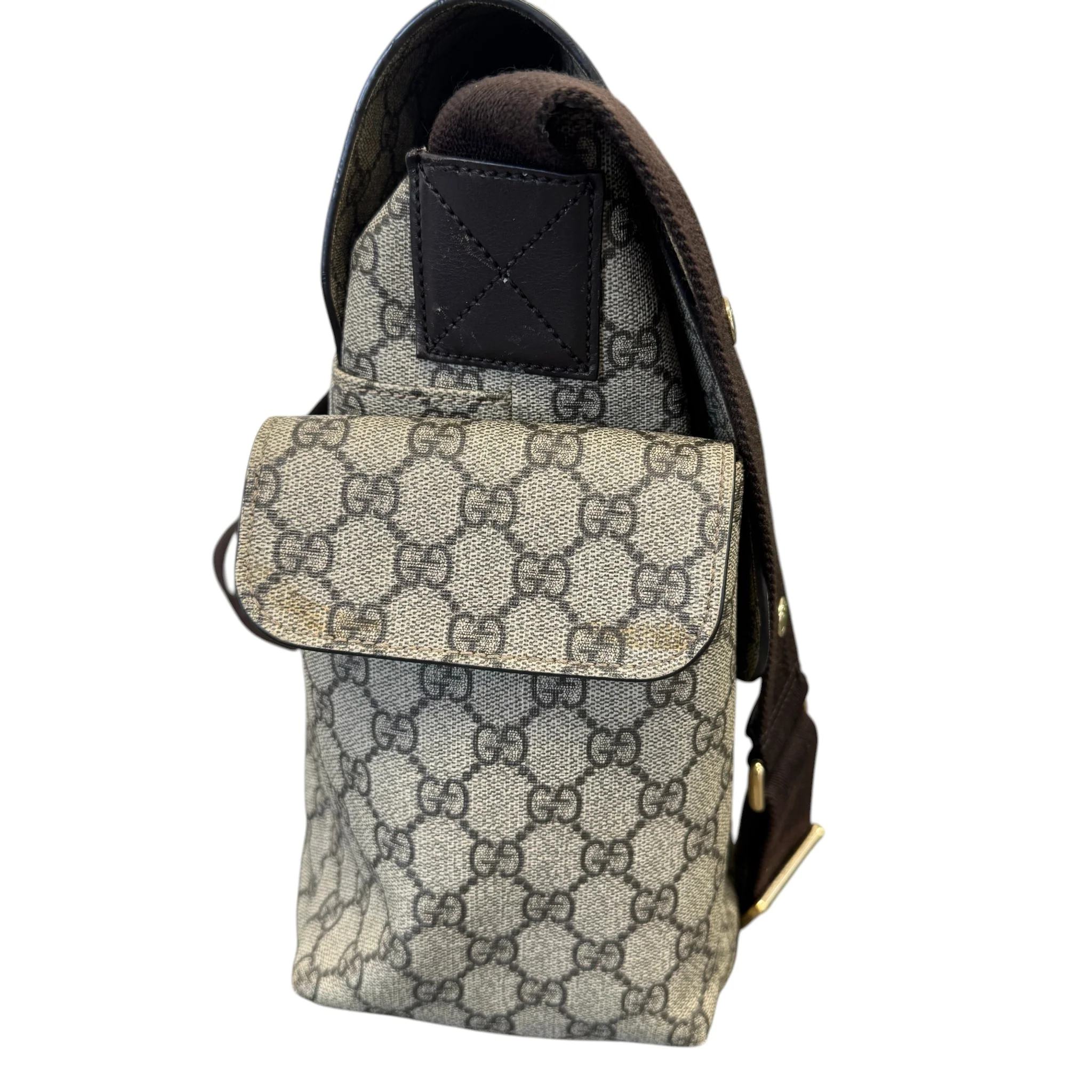 Women's Gg Supreme Changing Bag Beige - Image 6