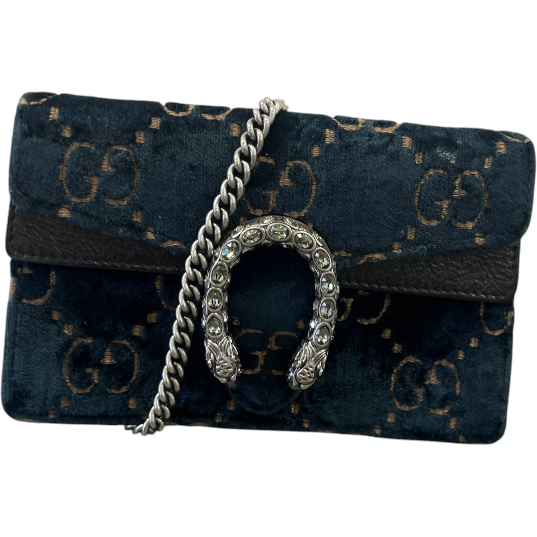 Women's Gg Supreme Dionysus Super Mini Handbag Navy
