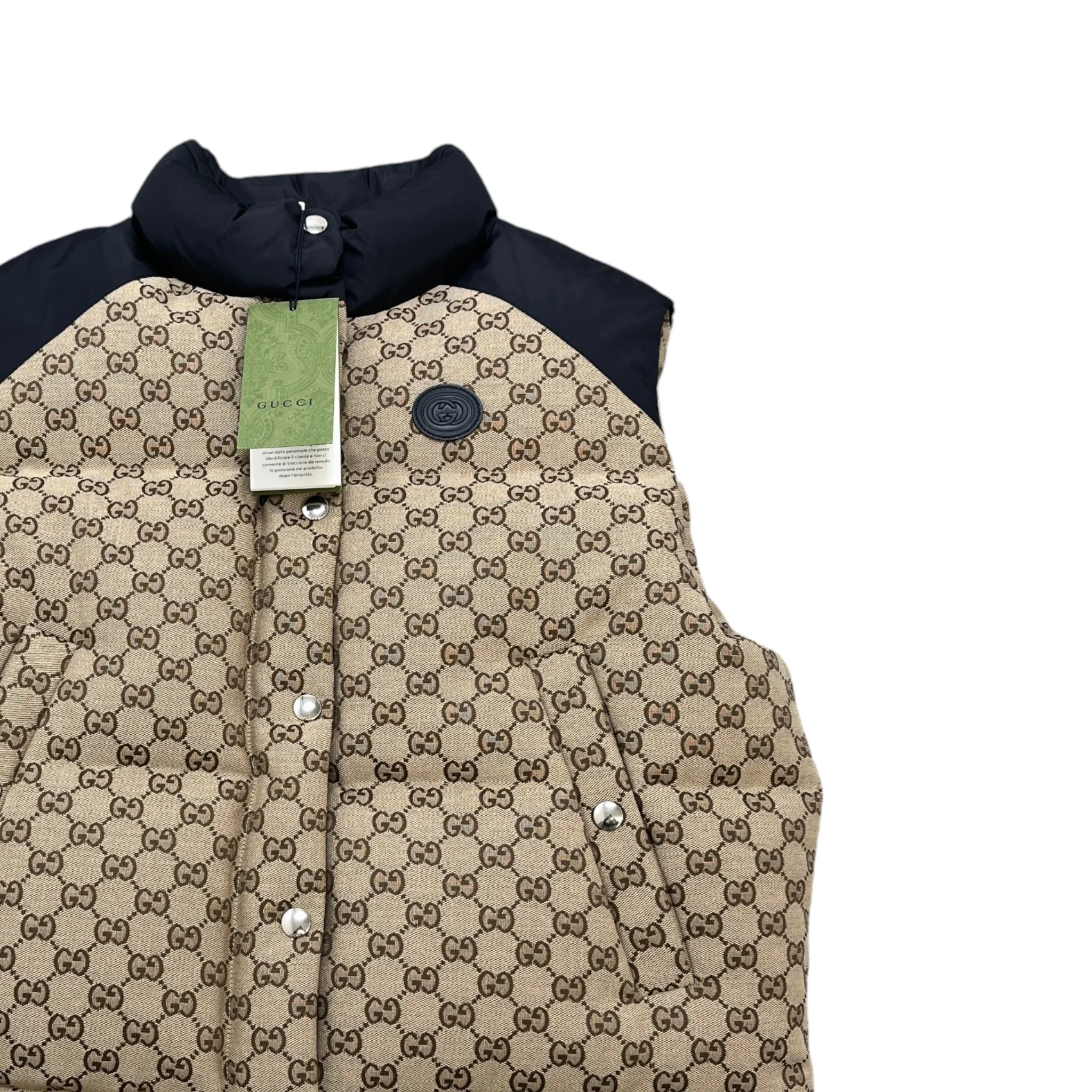 Women's Gg Supreme Gilet Beige Size IT 38 / UK 6 - Image 3