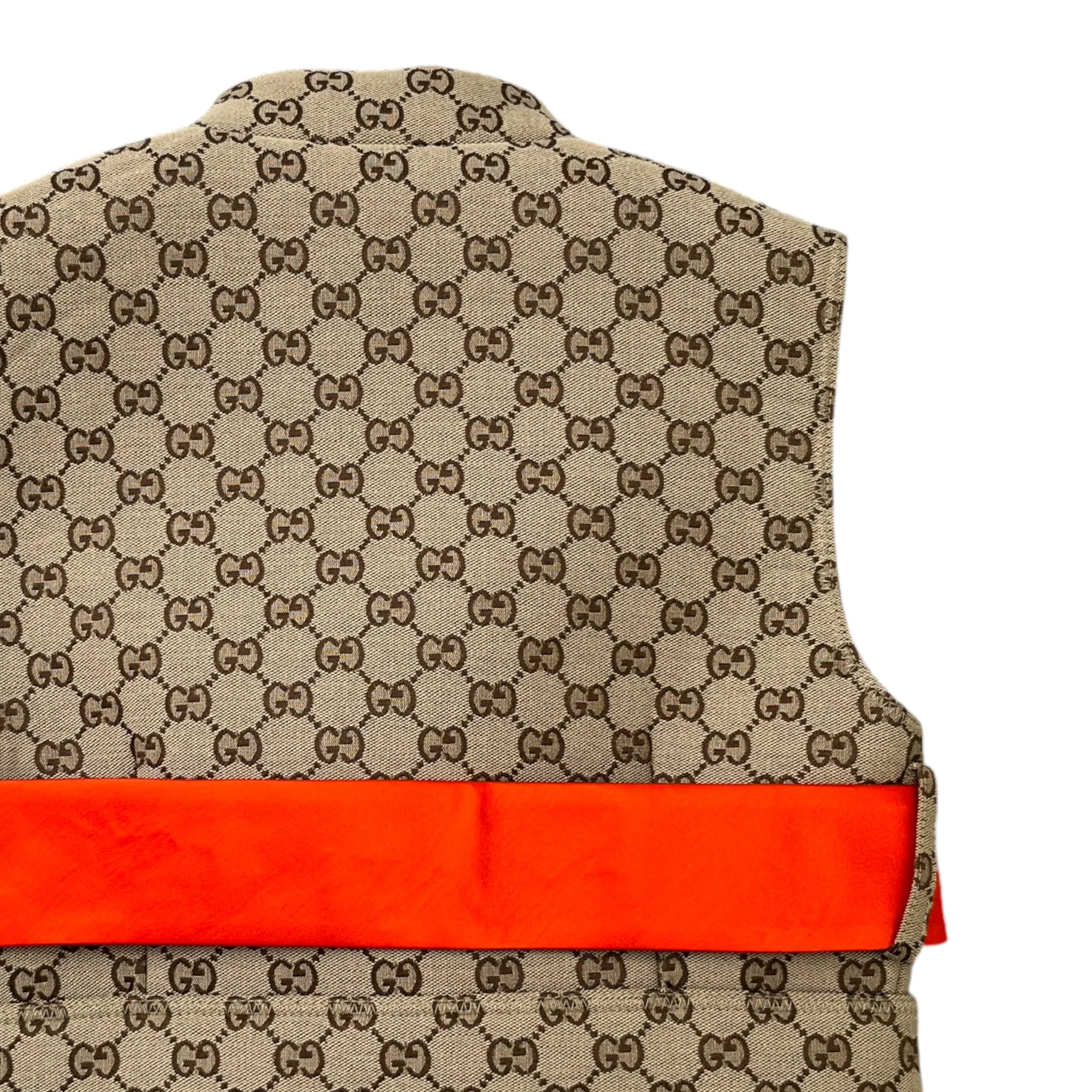 Women's Gg Supreme Gilet Brown Size IT 36 / UK 4 - Image 4