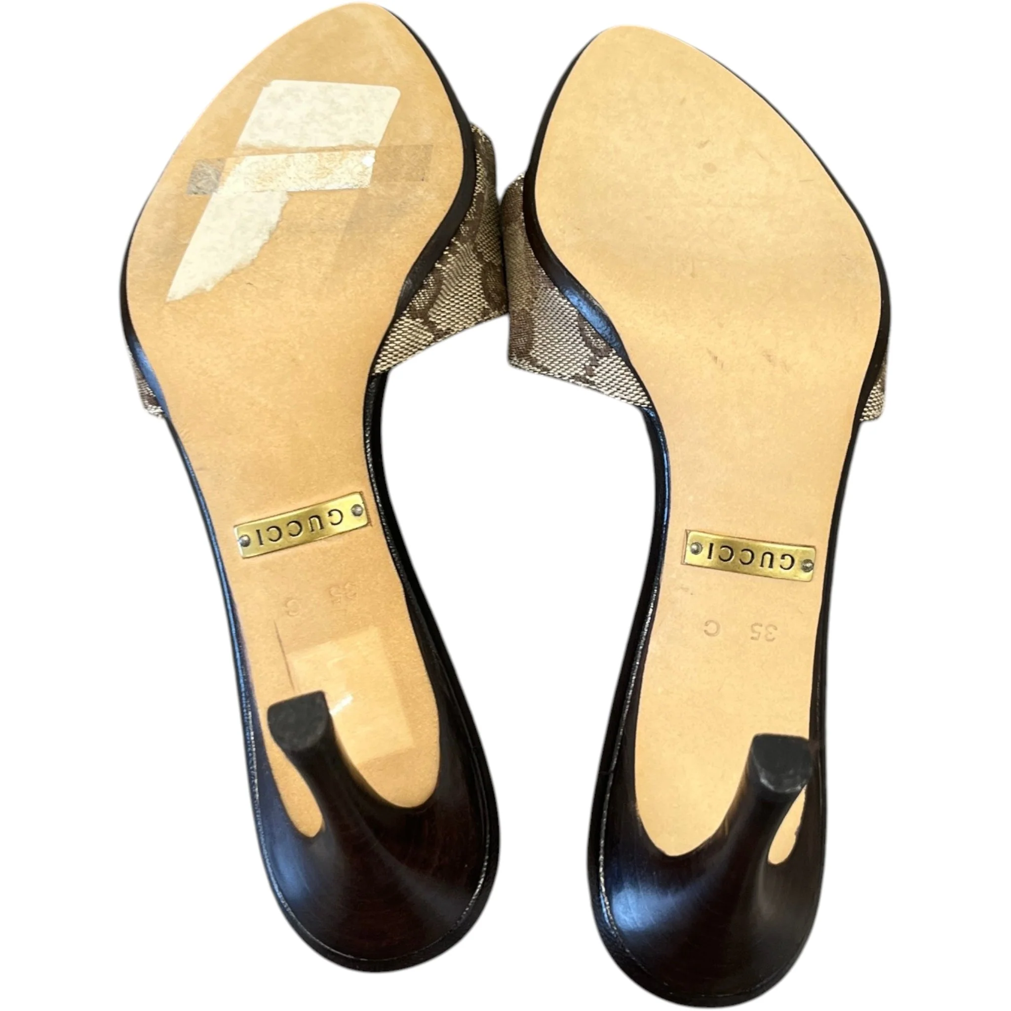 Women's Gg Supreme Heels Beige Size EU 35 / UK 2 - Image 10