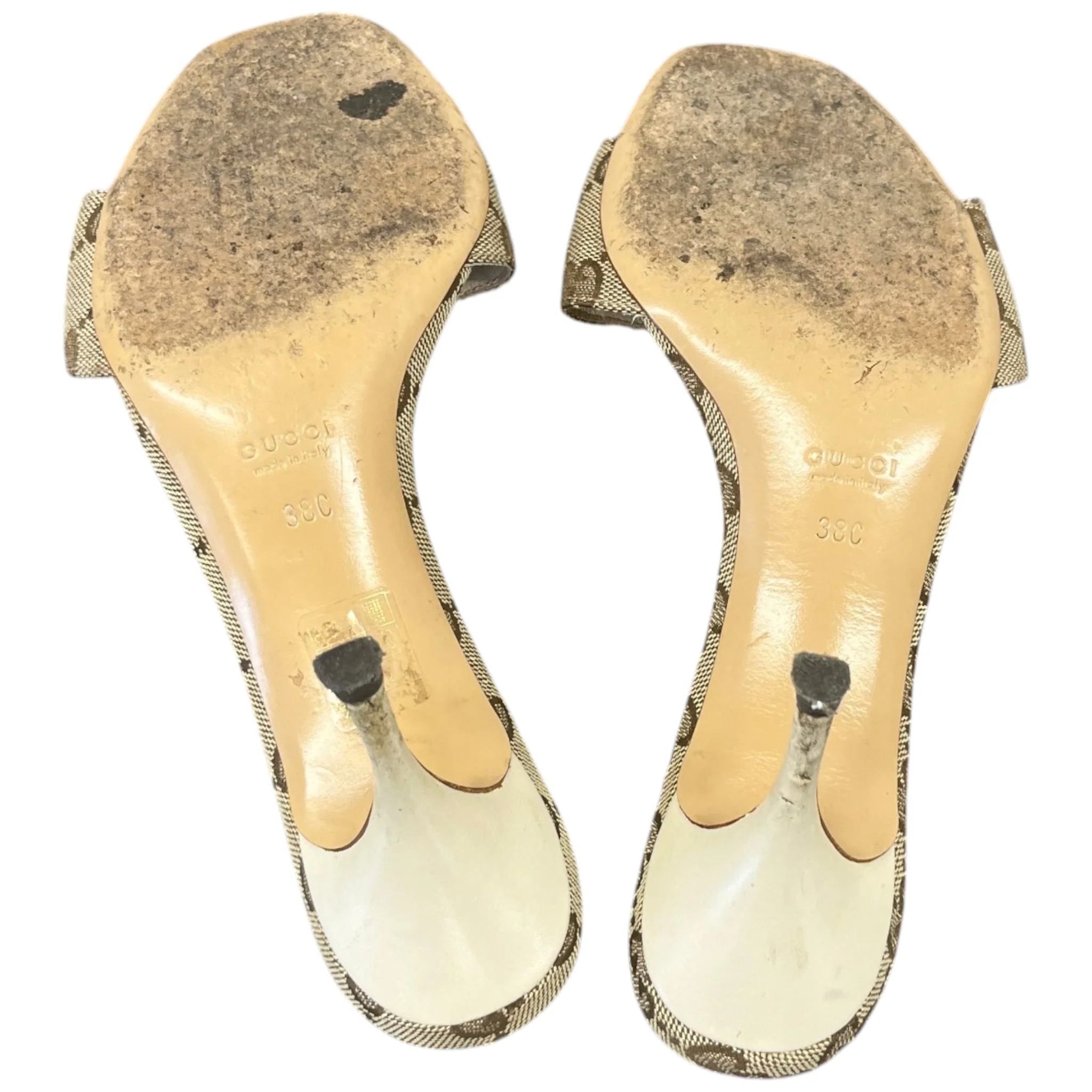 Women's Gg Supreme Heels Beige Size EU 38 / UK 5 - Image 10