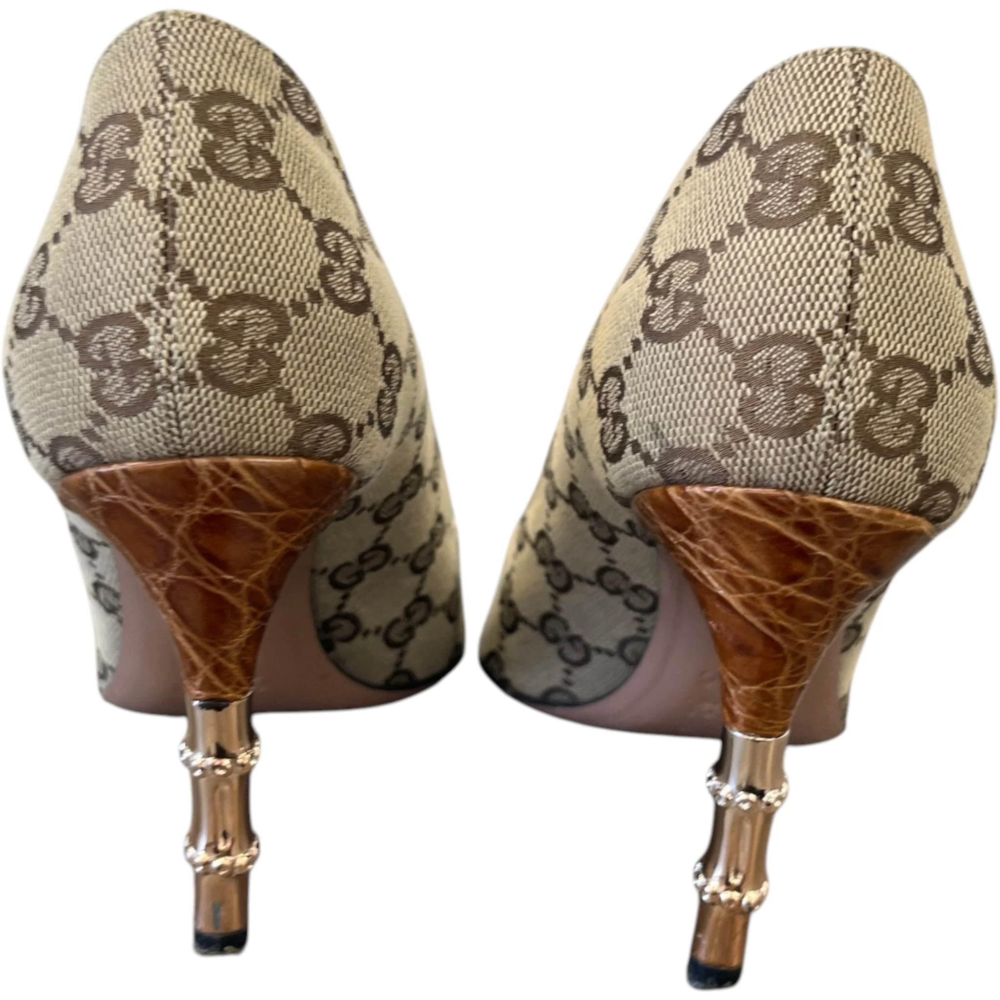 Women's Gg Supreme Heels Beige Size EU 38.5 / UK 5.5 - Image 7