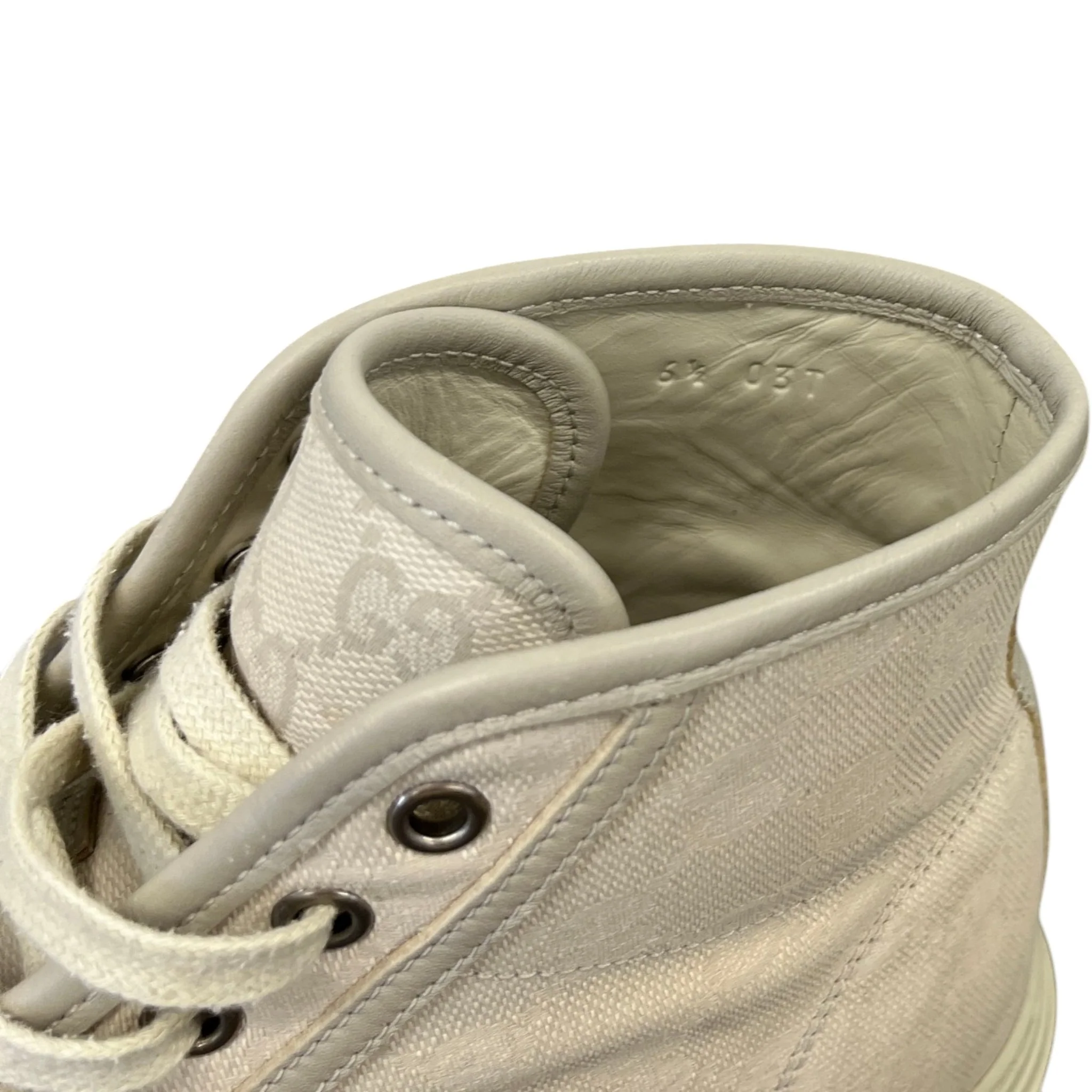 Women's Gg Supreme High Trainers Beige Size EU 39.5 / UK 6.5 - Image 12