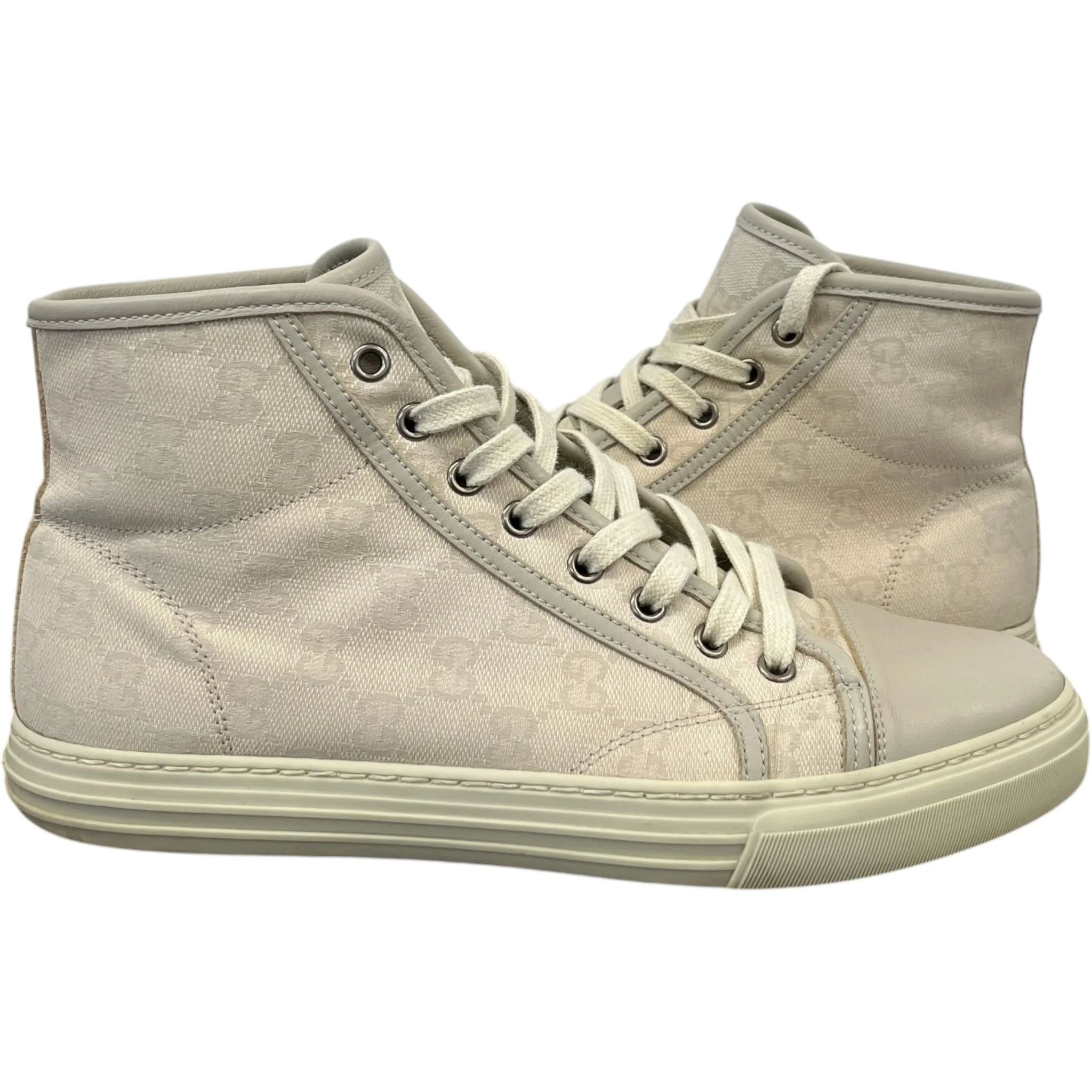 Women's Gg Supreme High Trainers Beige Size EU 39.5 / UK 6.5 - Image 3