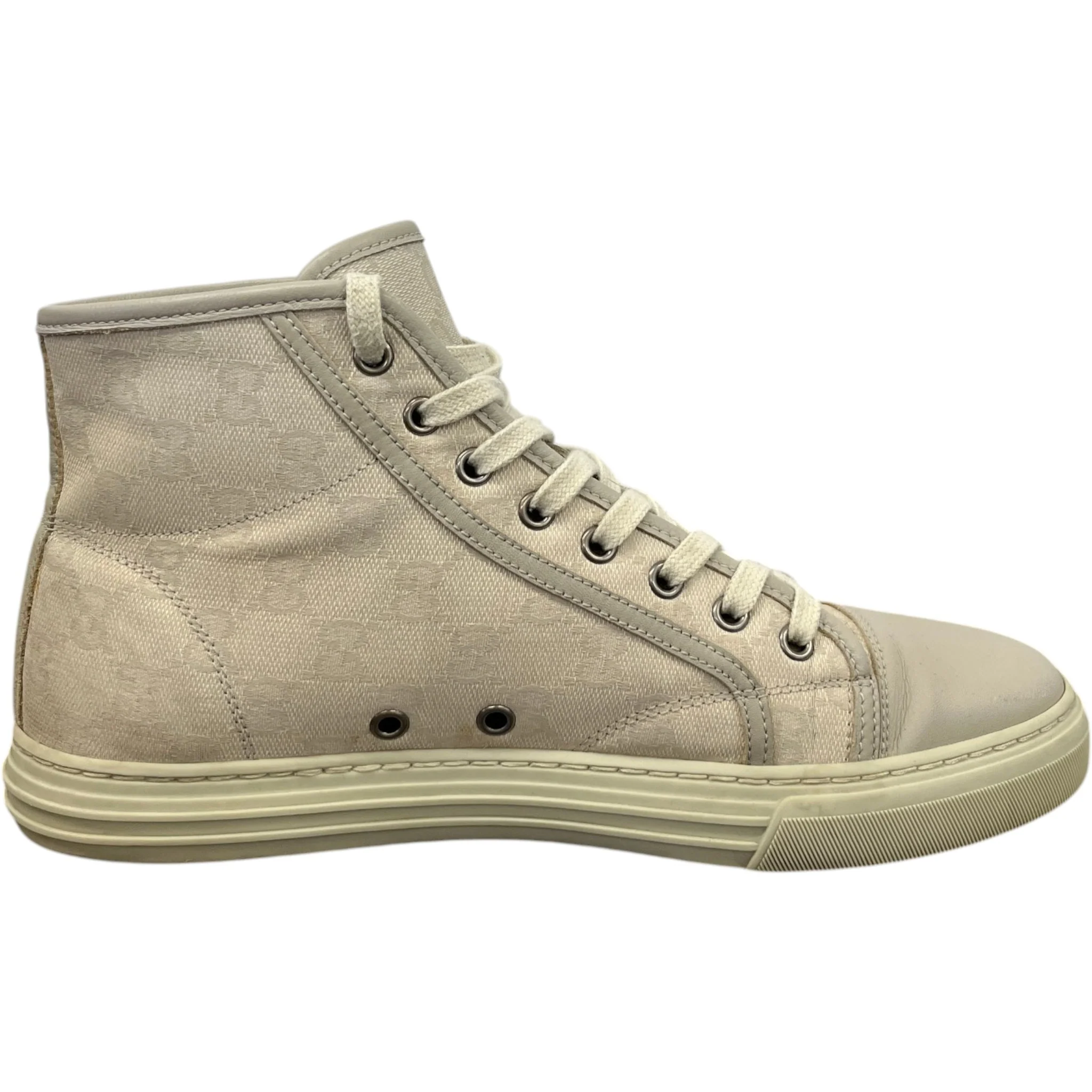 Women's Gg Supreme High Trainers Beige Size EU 39.5 / UK 6.5 - Image 4