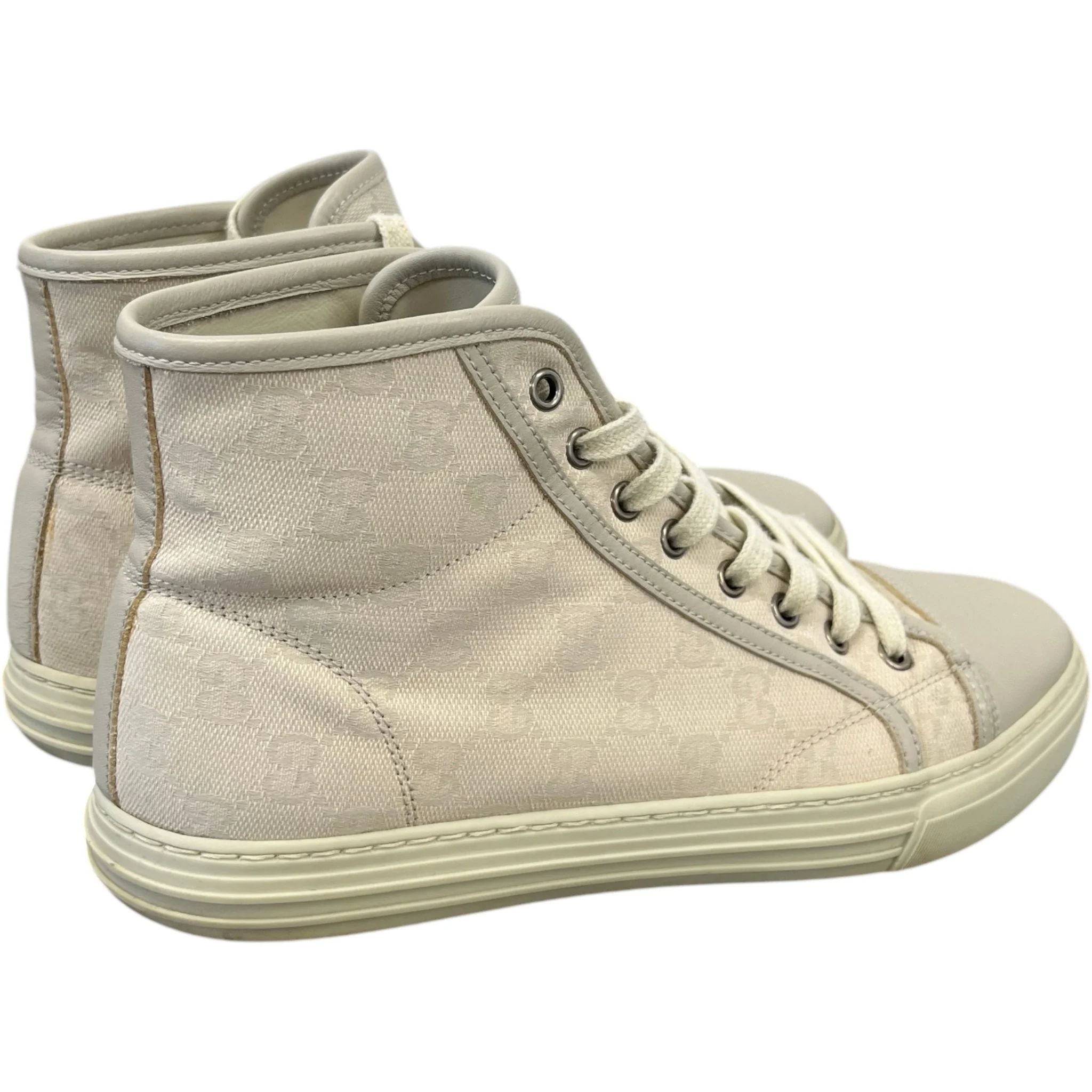 Women's Gg Supreme High Trainers Beige Size EU 39.5 / UK 6.5 - Image 8