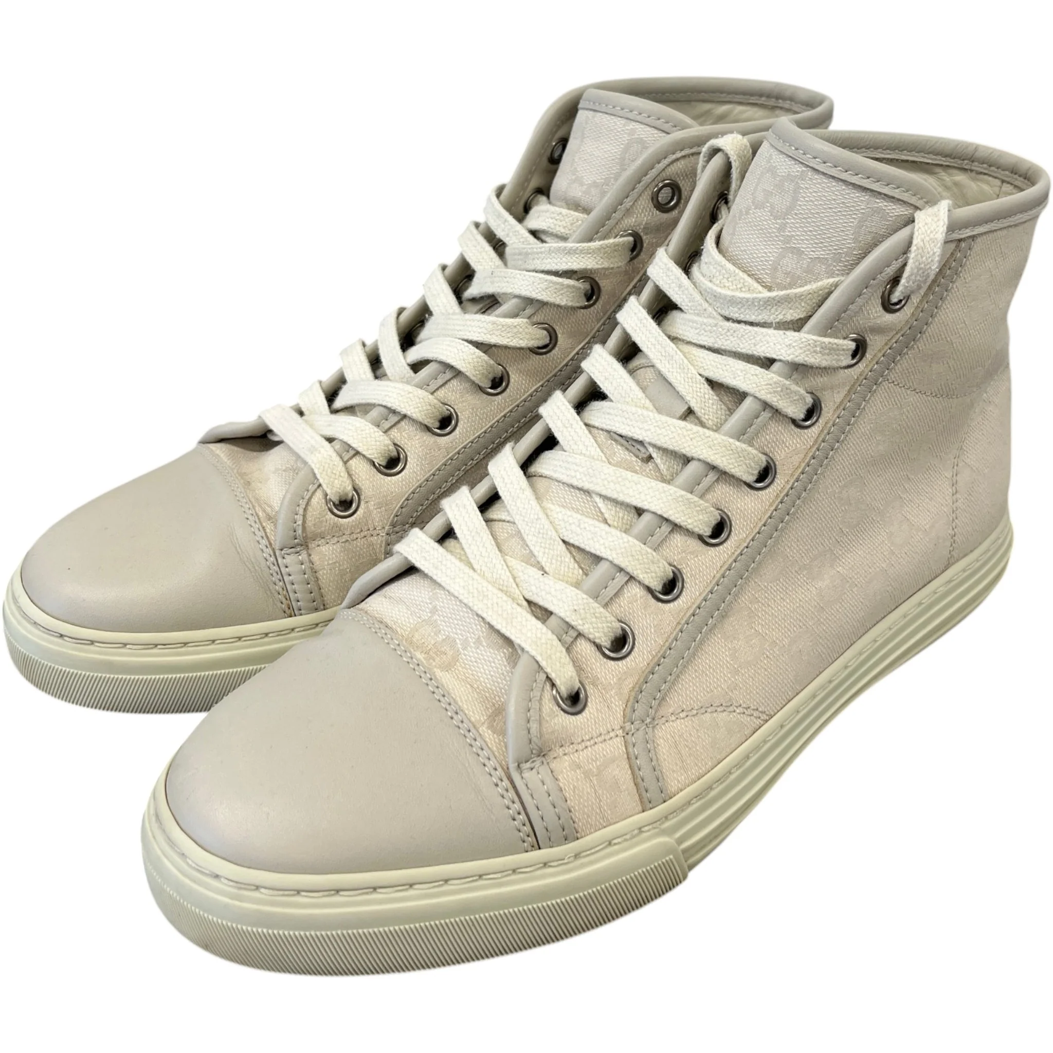 Women's Gg Supreme High Trainers Beige Size EU 39.5 / UK 6.5 - Image 9