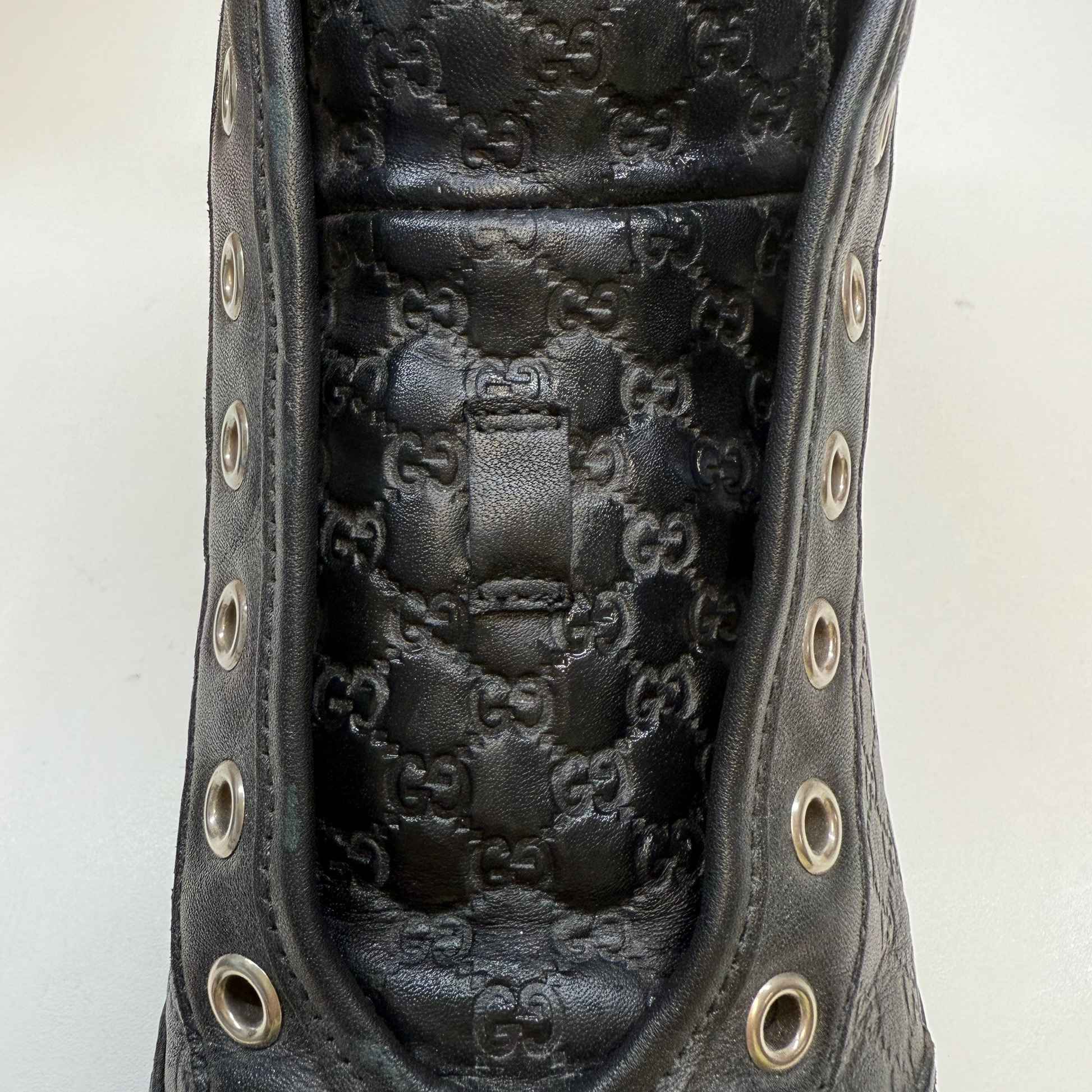 Women's Gg Supreme High Trainers Black Size EU 37.5 / UK 4.5 - Image 12