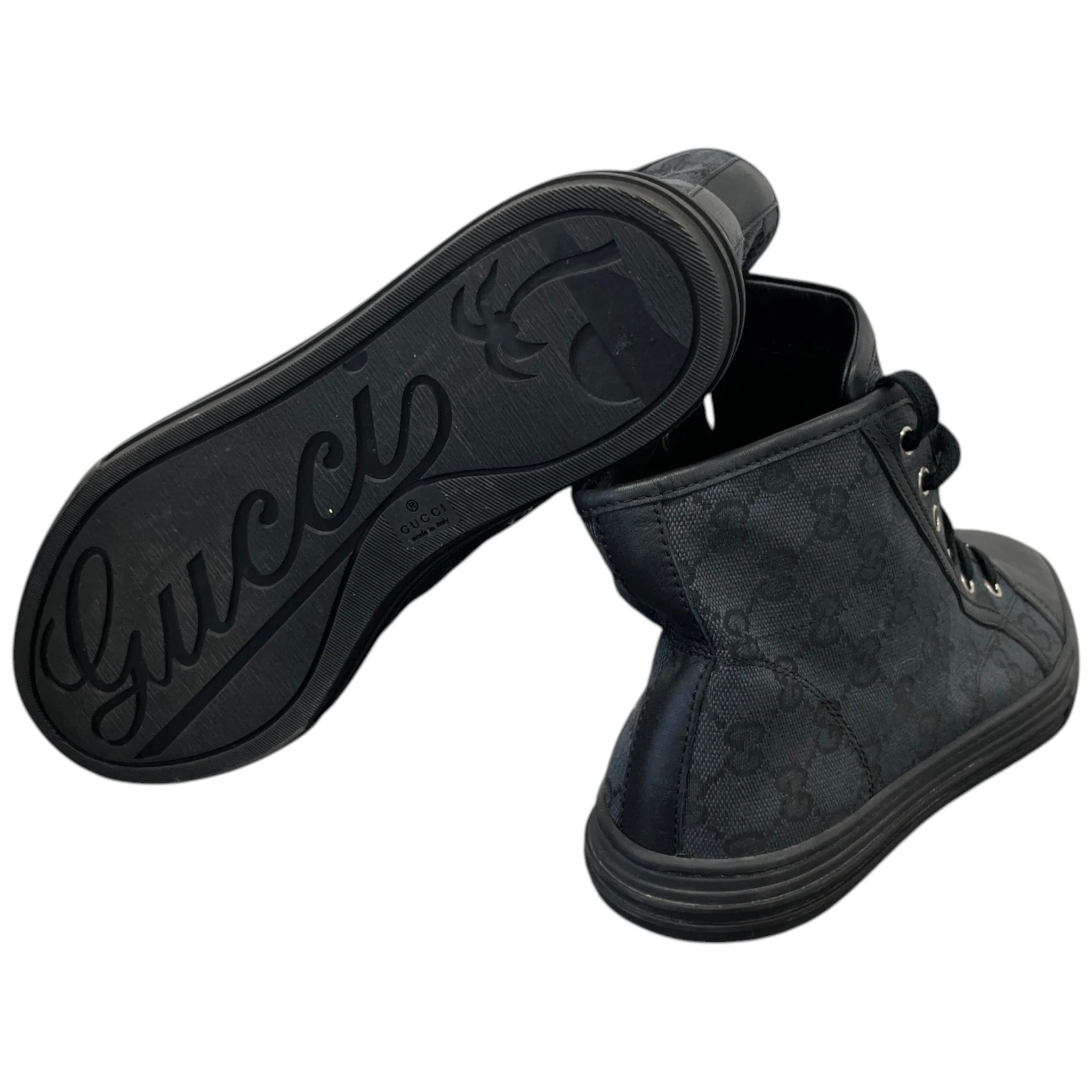 Women's Gg Supreme High Trainers Black Size EU 38.5 / UK 5.5 - Image 10