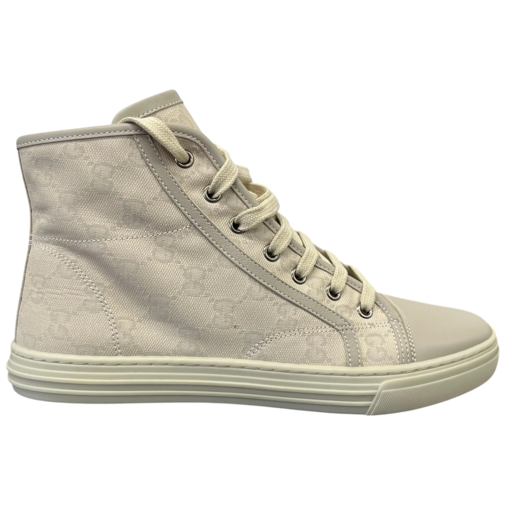 Women's Gg Supreme High Trainers Cream Size EU 38.5 / UK 5.5