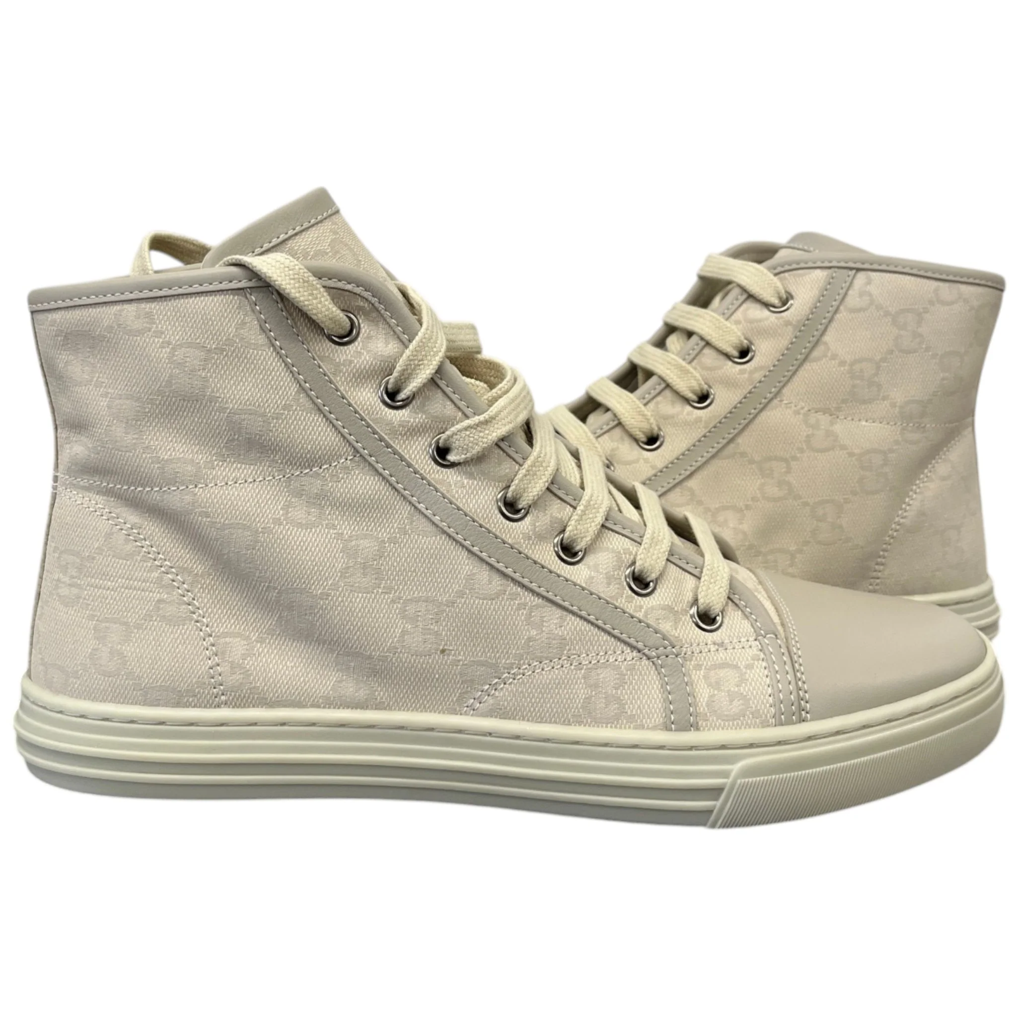 Women's Gg Supreme High Trainers Cream Size EU 38.5 / UK 5.5 - Image 3