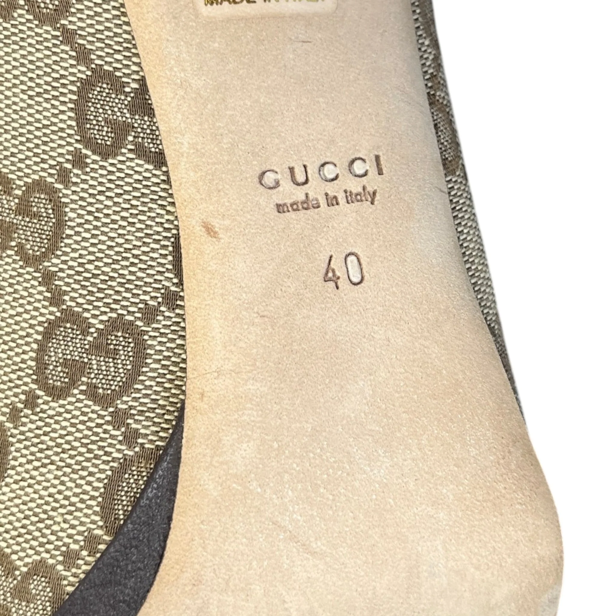 Women's Gg Supreme Horsebit Heels Beige Size EU 40 / UK 7 - Image 11