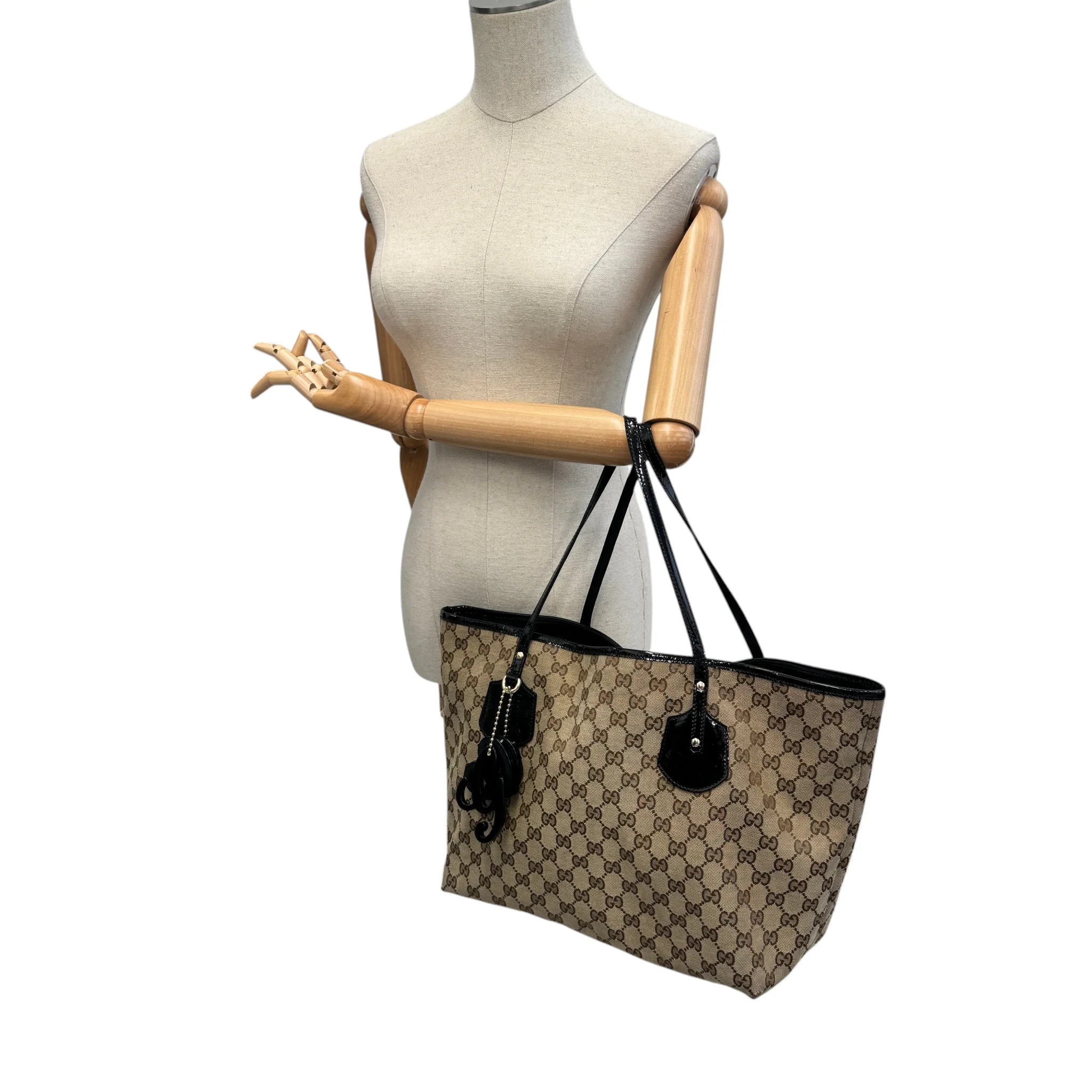 Women's Gg Supreme Jolie Tote Bag Beige - Image 2