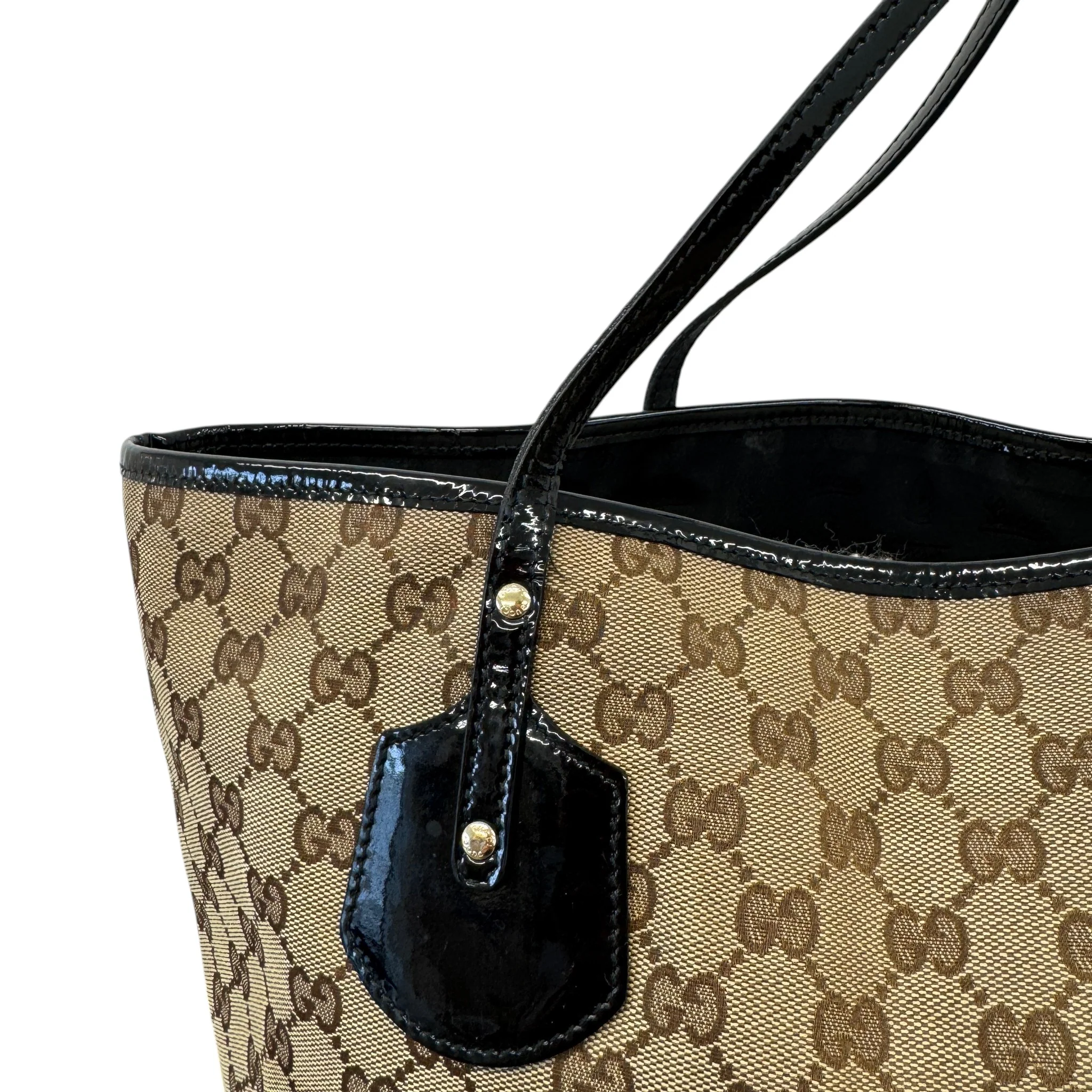 Women's Gg Supreme Jolie Tote Bag Beige - Image 7