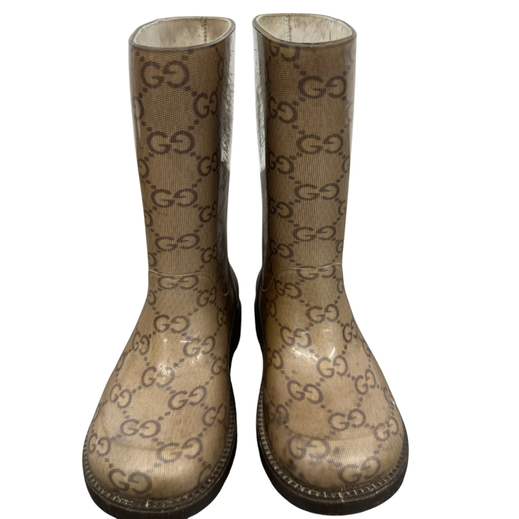 Women's Gg Supreme Kids Size 25 Wellies Beige Size EU 34 / UK 1 - Image 7