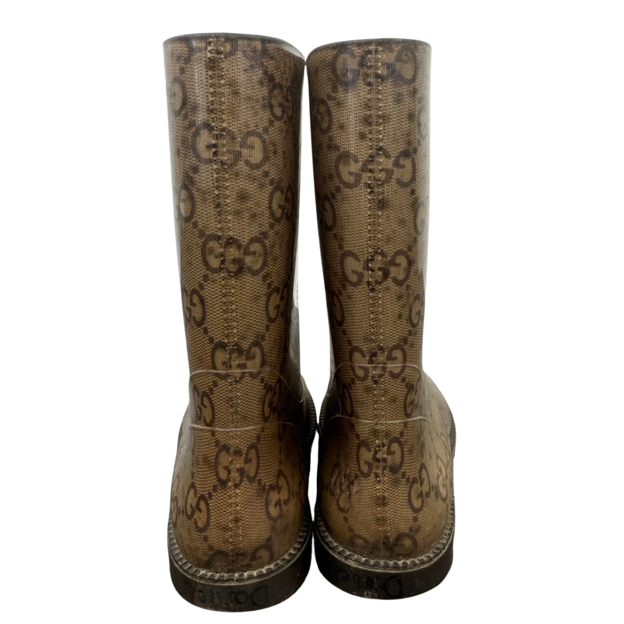 Women's Gg Supreme Kids Size 25 Wellies Beige Size EU 34 / UK 1 - Image 8