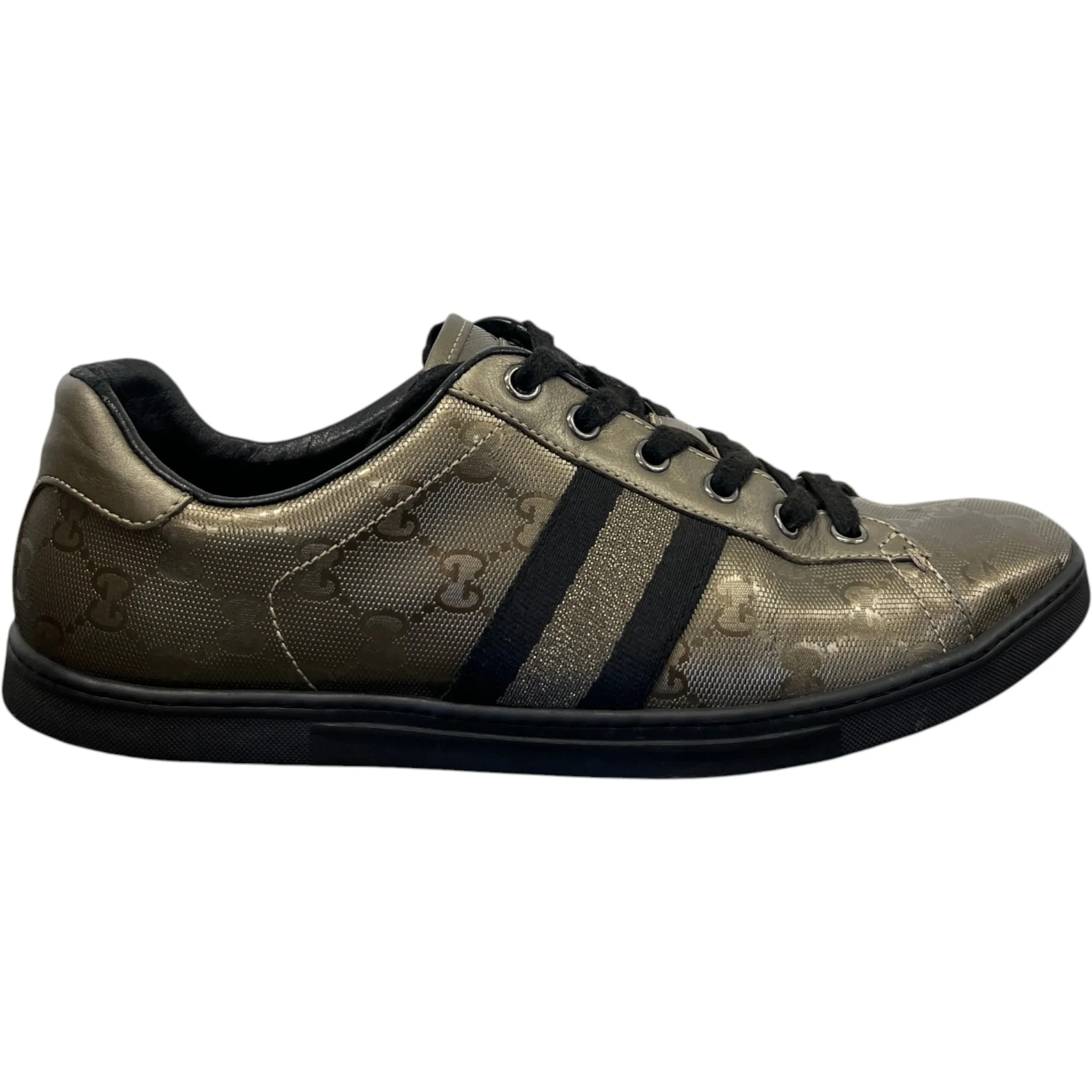 Women's Gg Supreme Low Trainers Gold Size EU 40 / UK 7