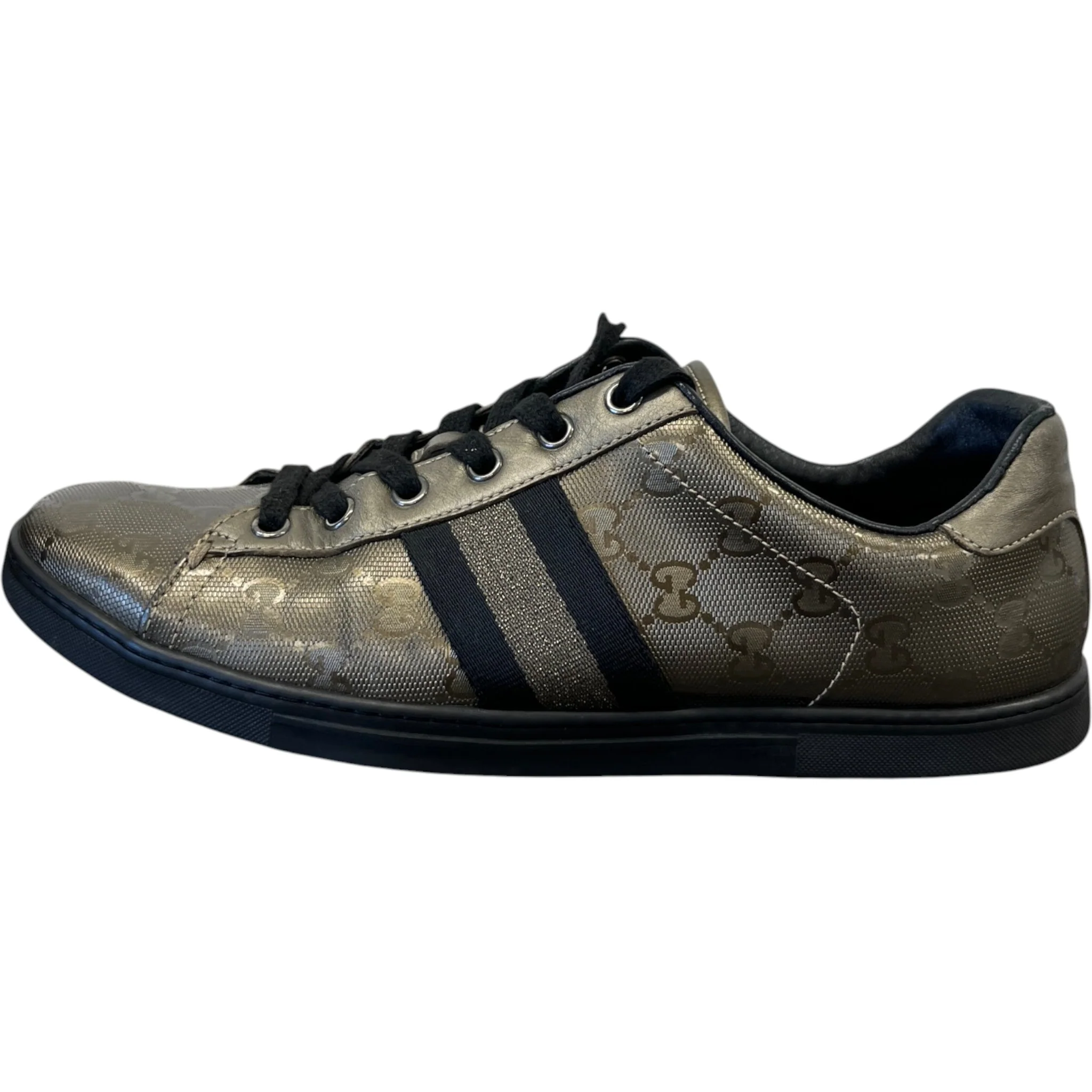 Women's Gg Supreme Low Trainers Gold Size EU 40 / UK 7 - Image 5