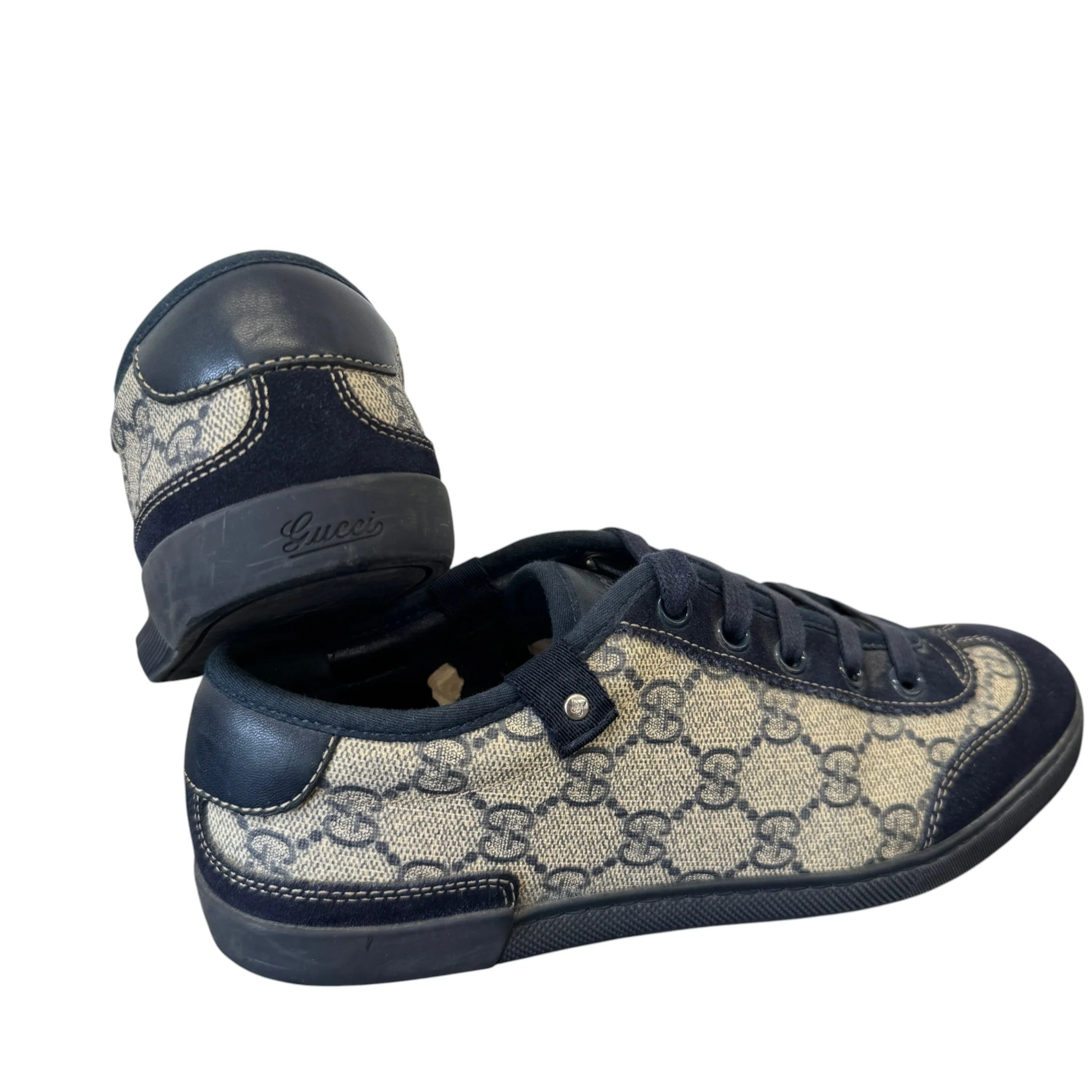 Women's Gg Supreme Low Trainers Navy Size EU 36 / UK 3 - Image 9
