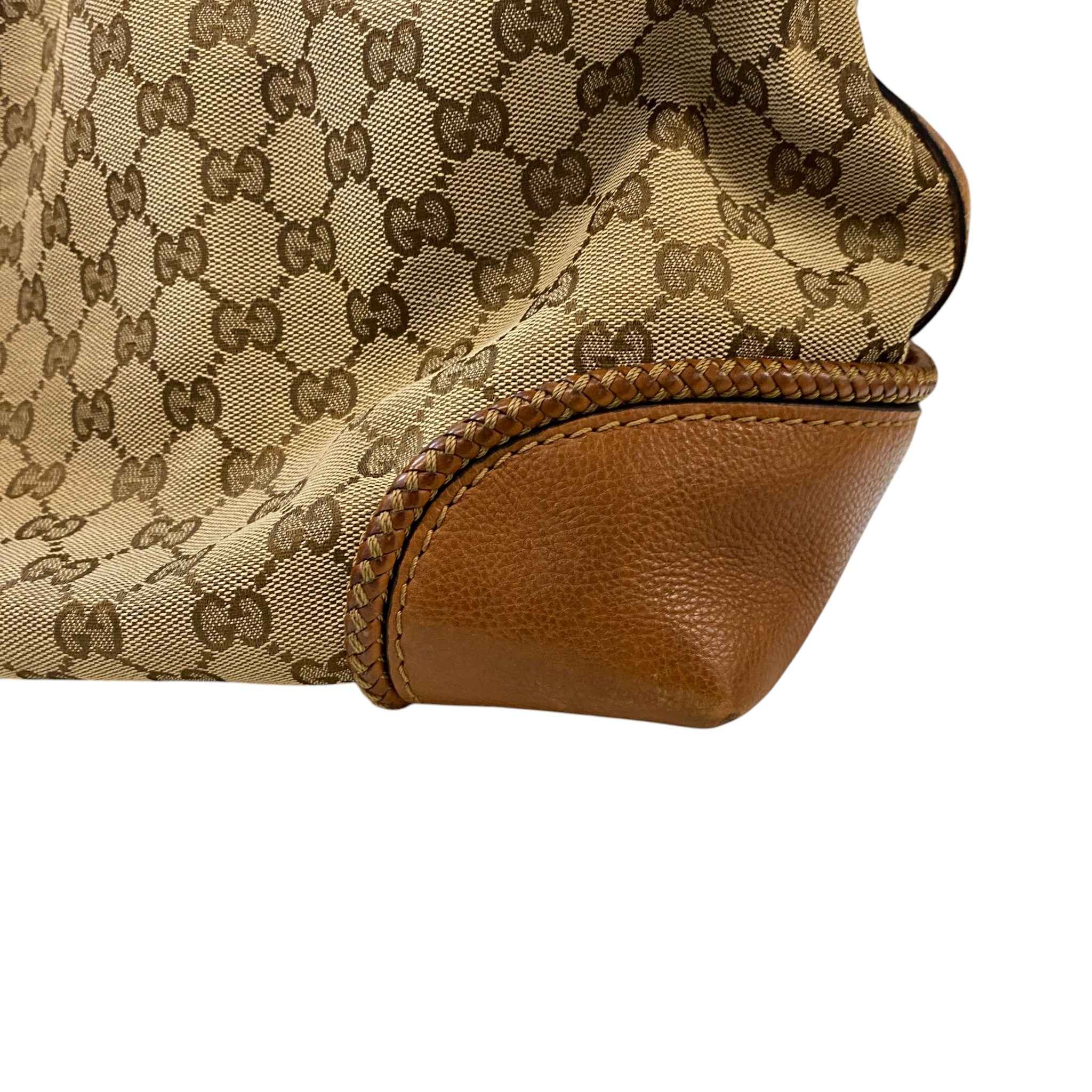 Women's Gg Supreme Marrakech Tote Bag Brown - Image 12
