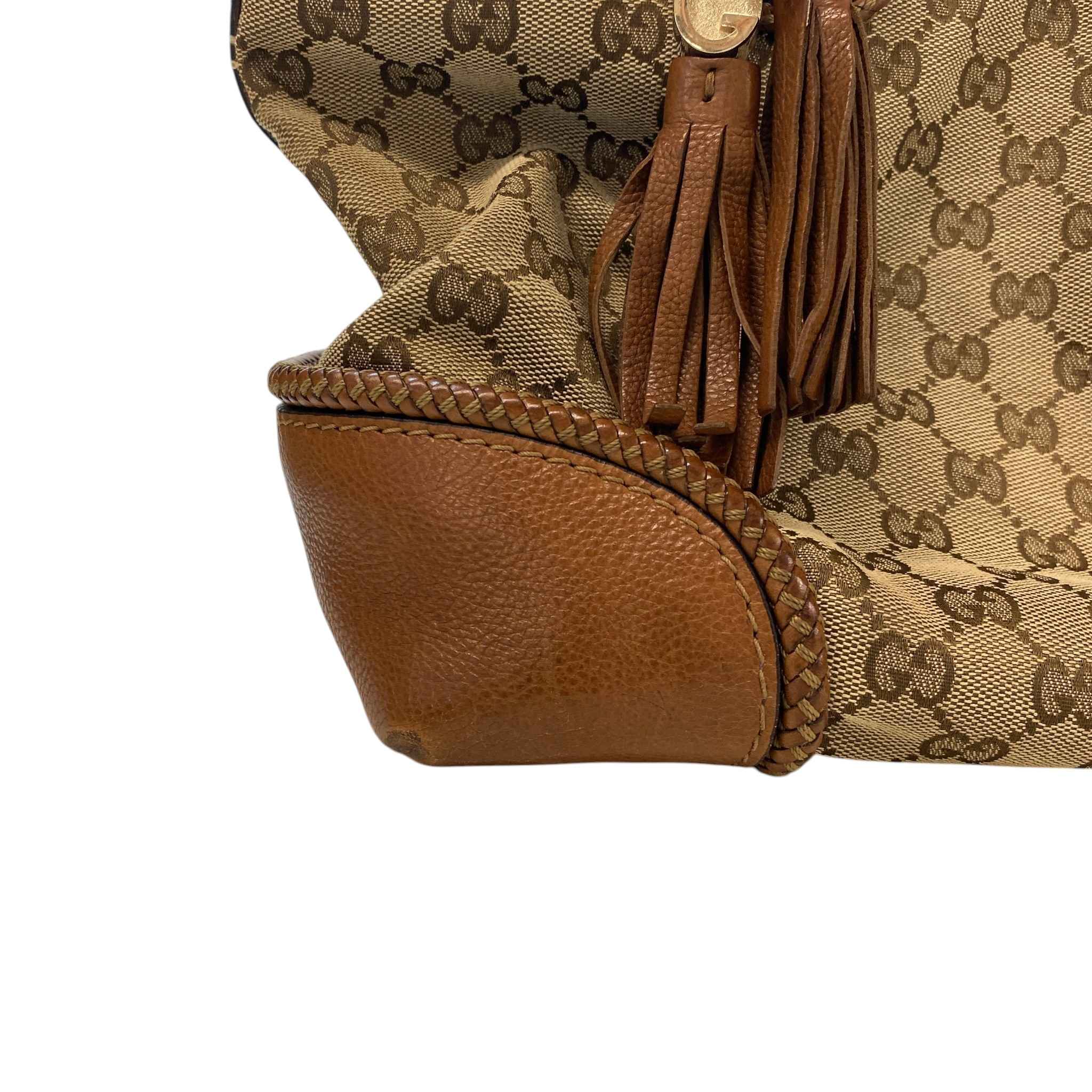Women's Gg Supreme Marrakech Tote Bag Brown - Image 13