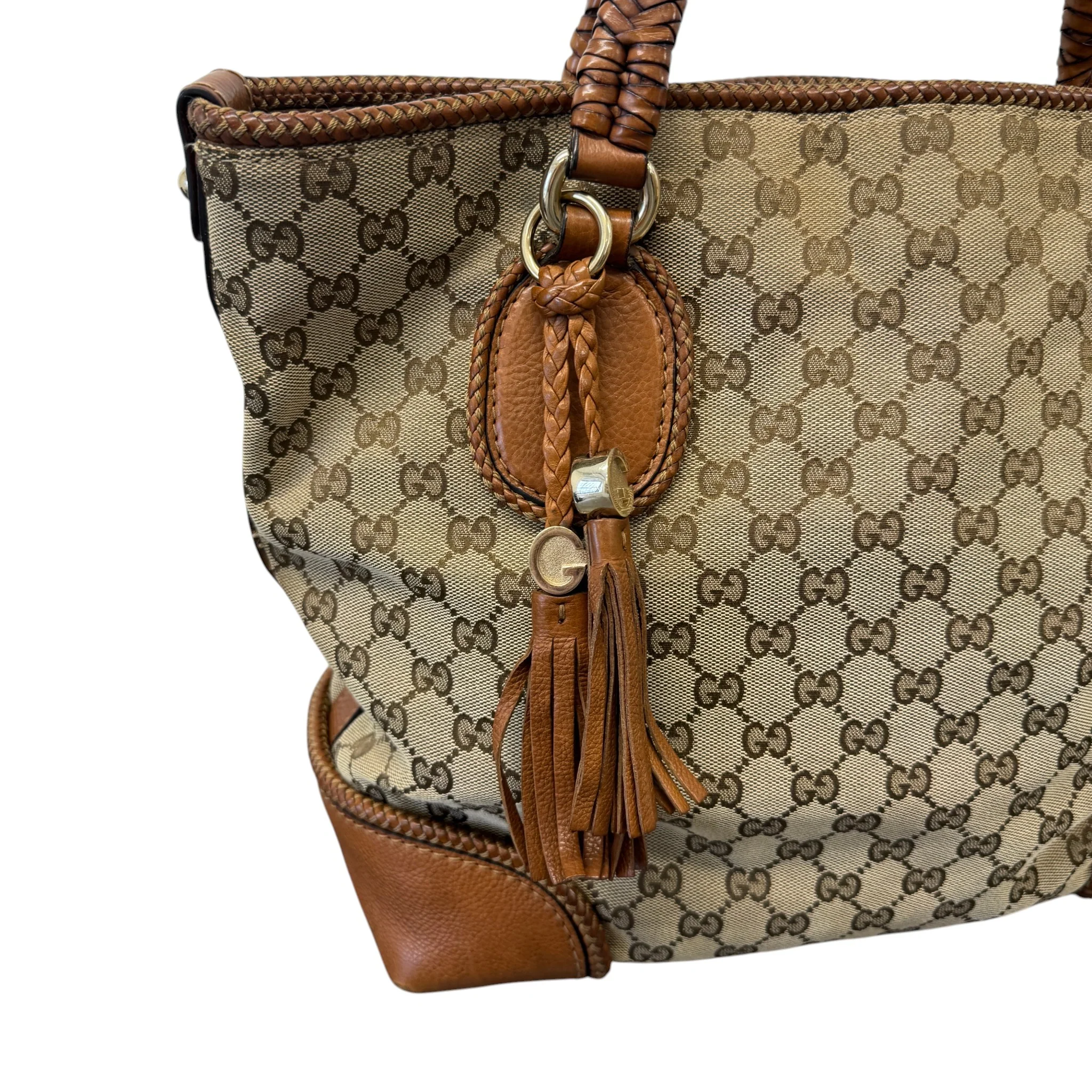 Women's Gg Supreme Marrakech Tote Bag Brown - Image 7