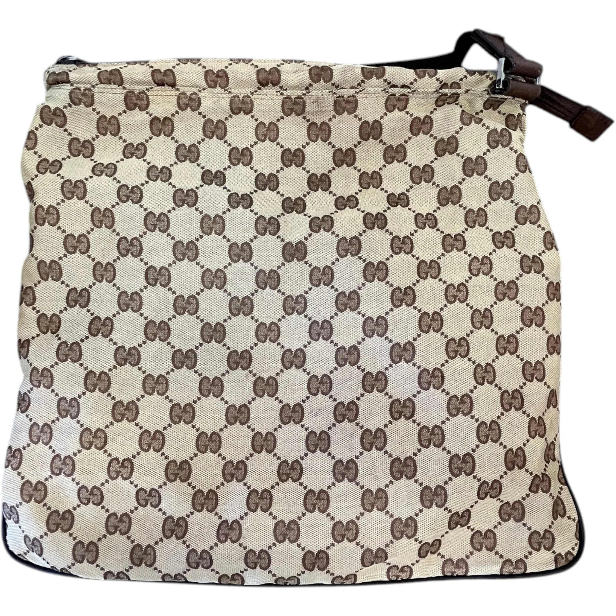 Women's Gg Supreme Messenger Bag Beige - Image 3