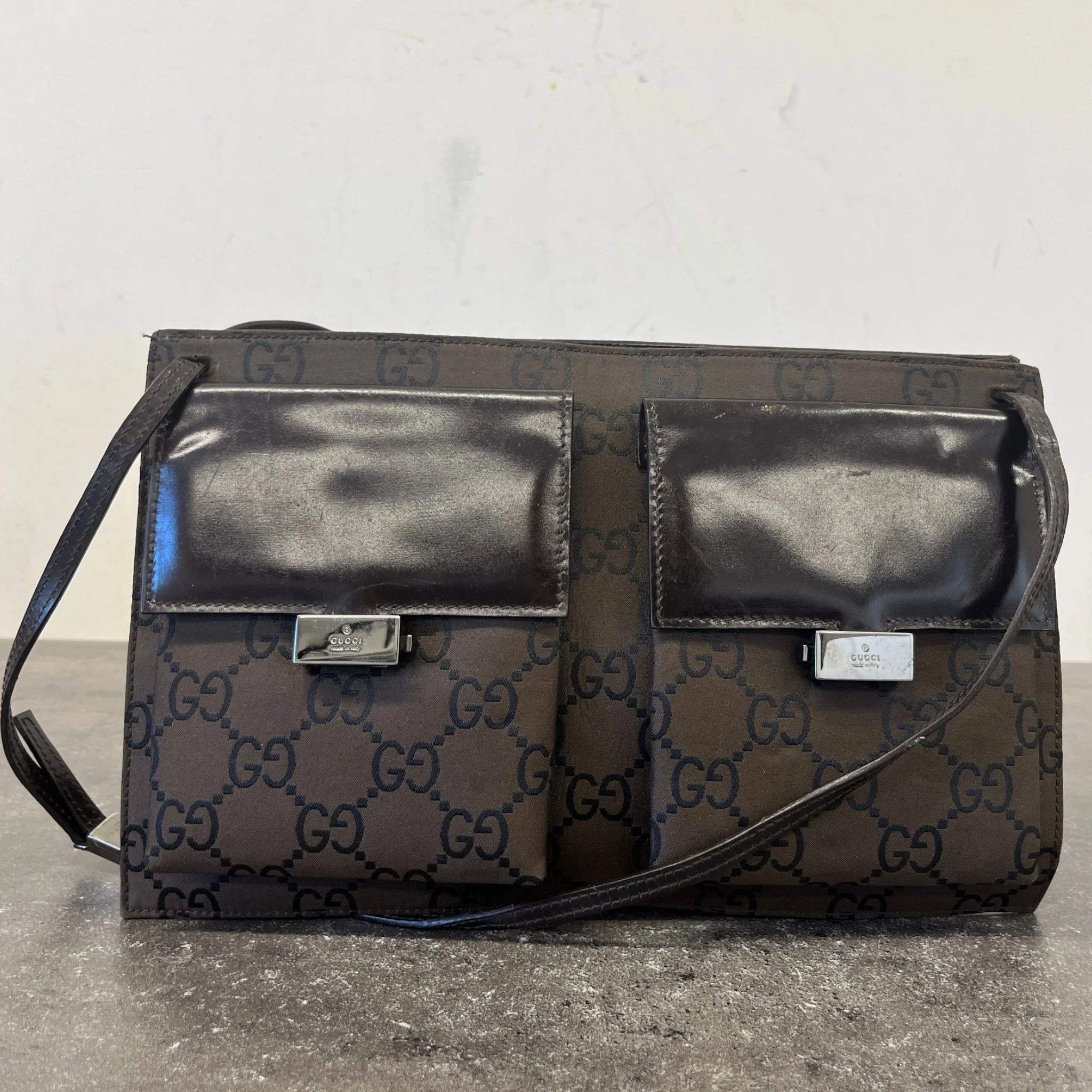 Women's Gg Supreme Messenger Bag Brown - Image 12