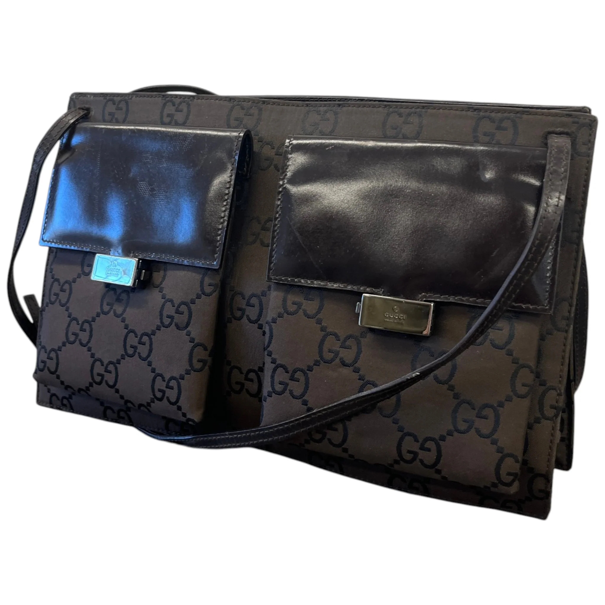 Women's Gg Supreme Messenger Bag Brown - Image 5