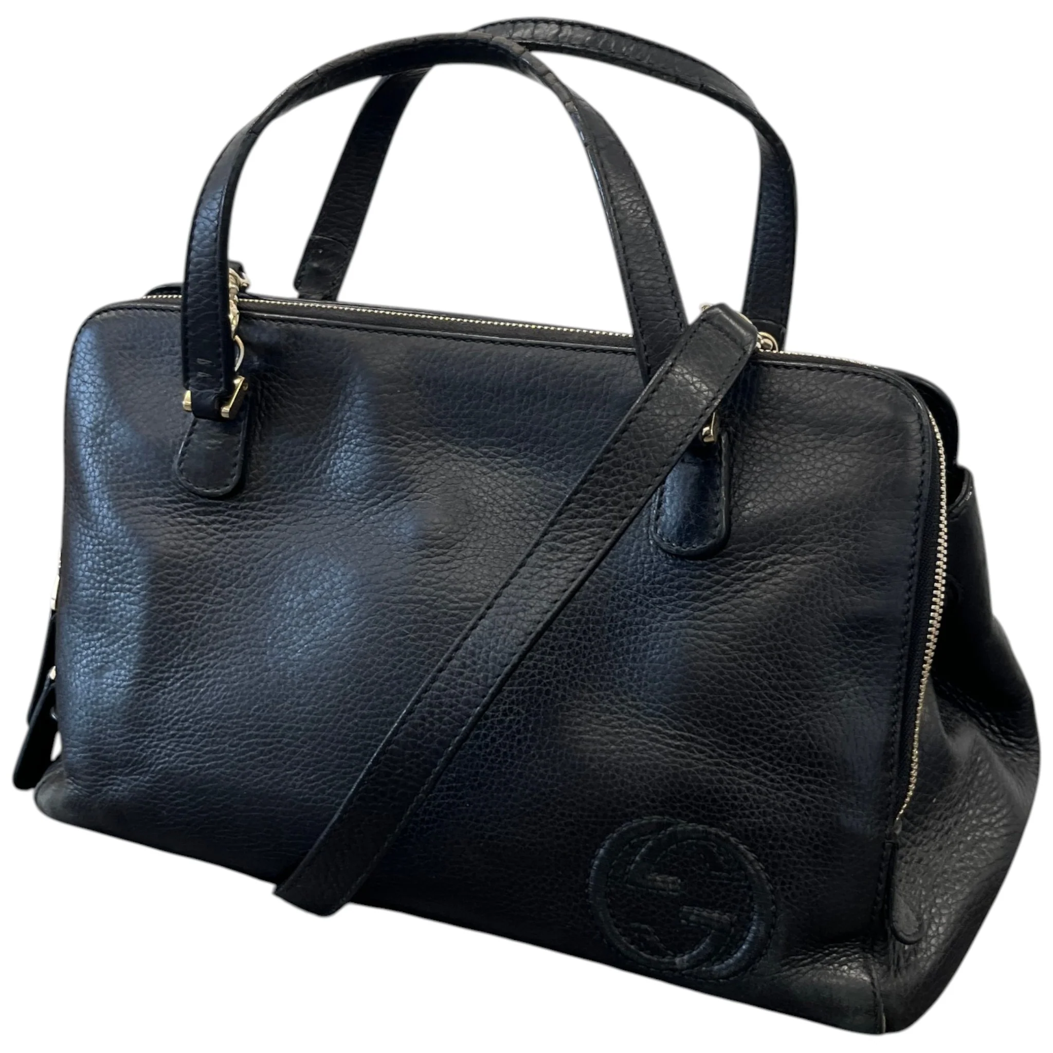 Women's Gg Supreme Microguccissima Bag Black - Image 3