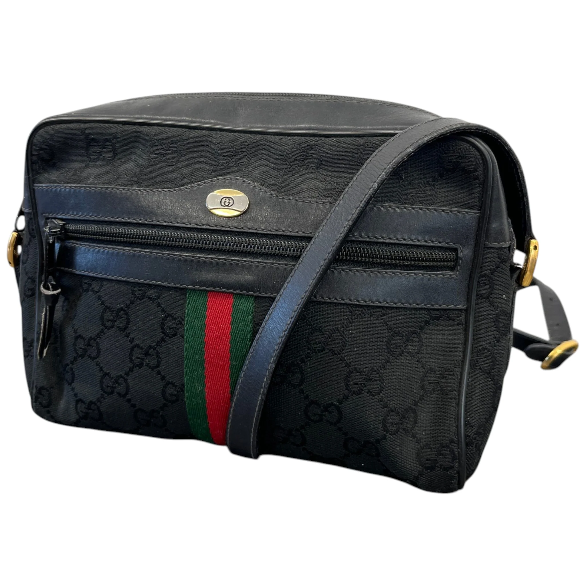 Women's Gg Supreme Ophidia Bag Black - Image 5