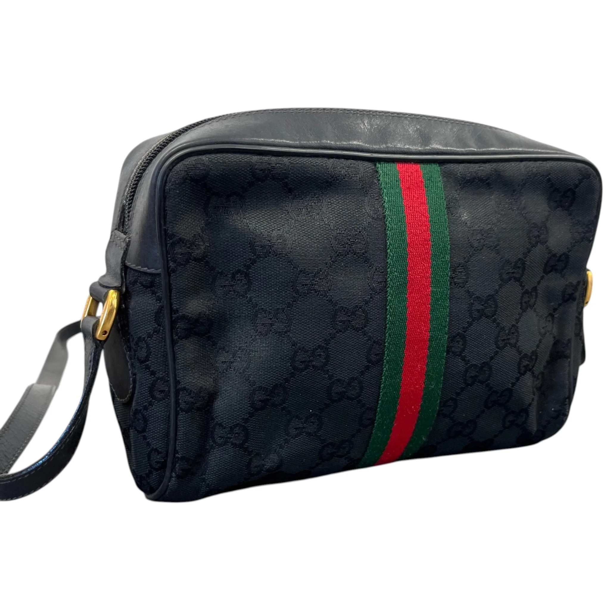 Women's Gg Supreme Ophidia Bag Black - Image 8