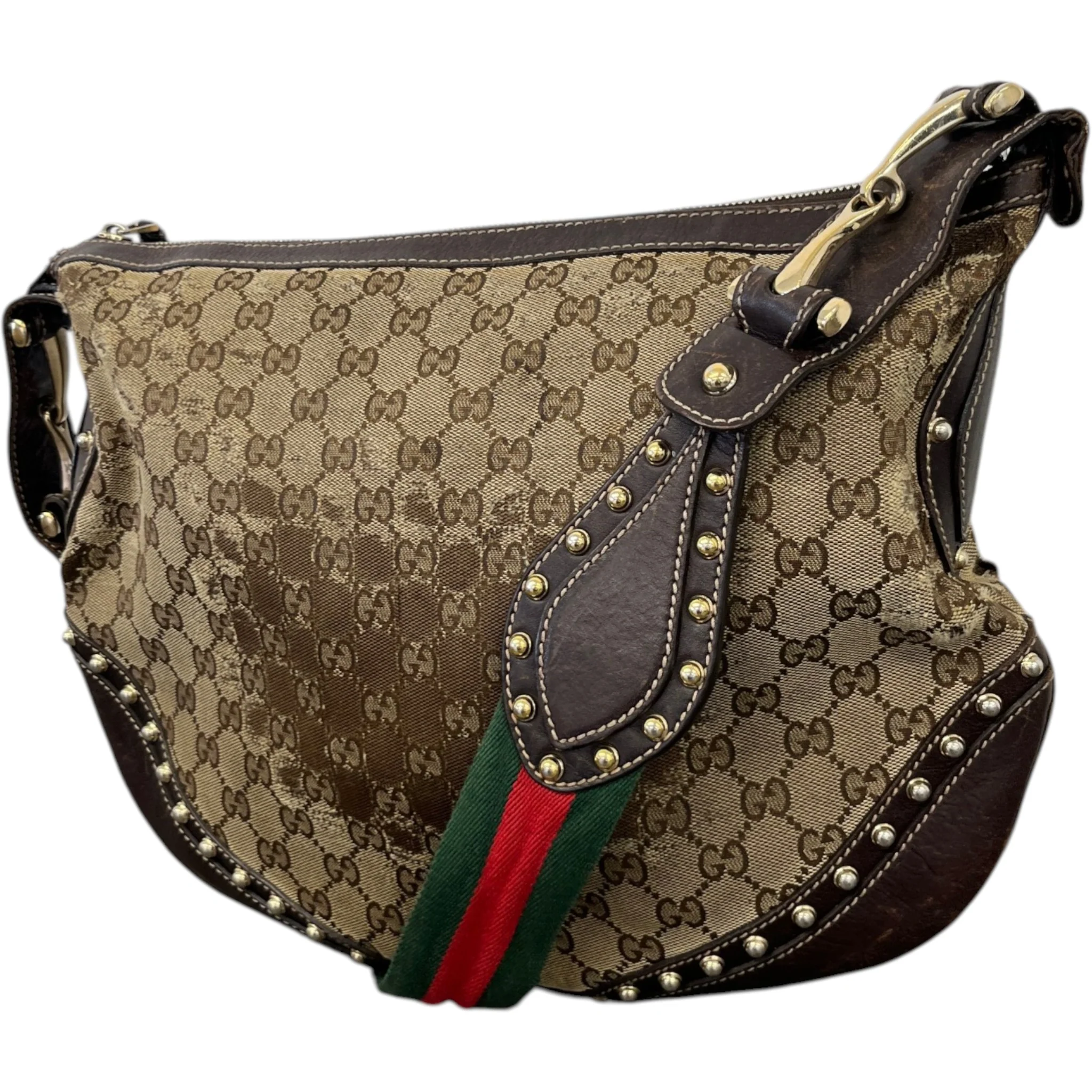 Women's Gg Supreme Pelham Hobo Bag Beige - Image 5