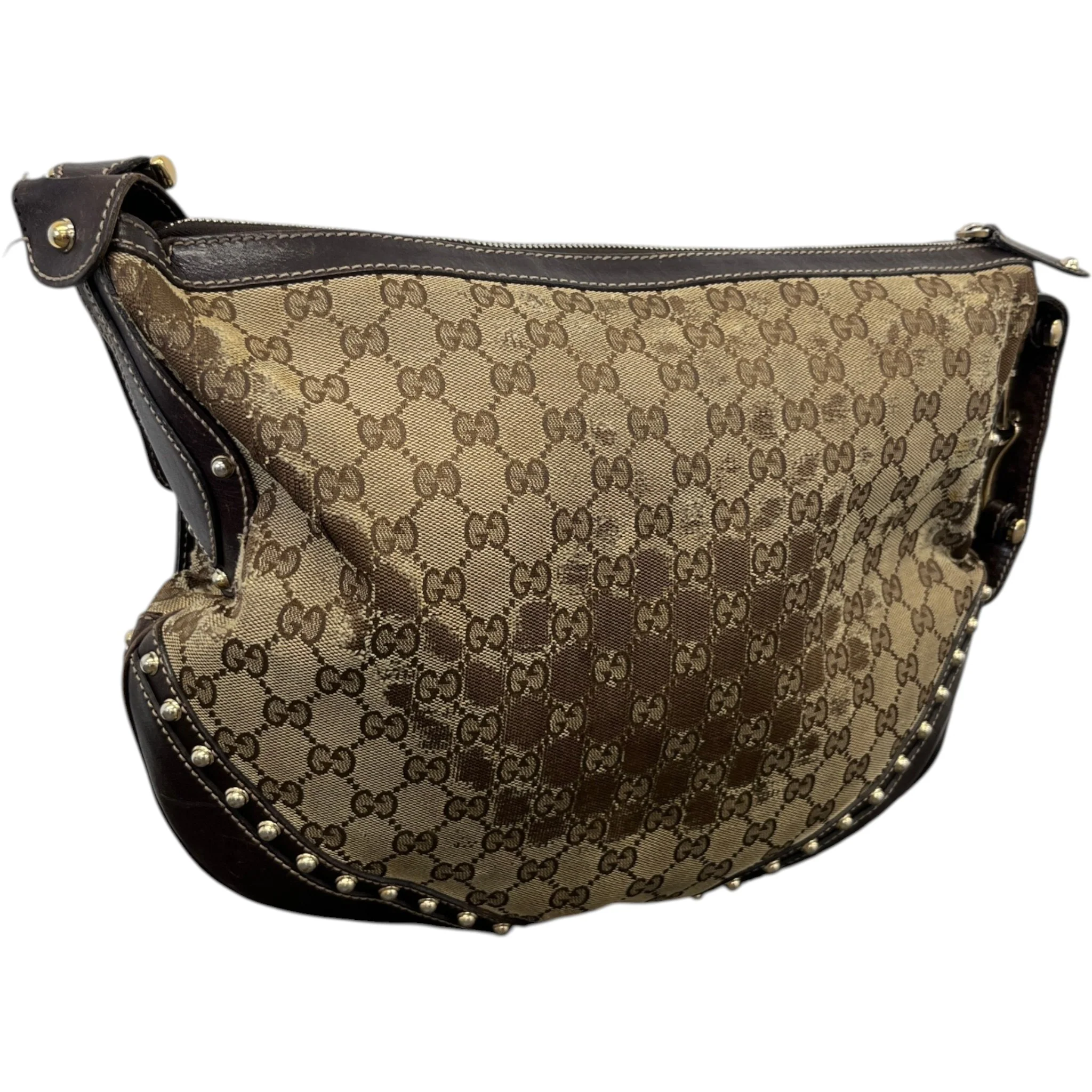 Women's Gg Supreme Pelham Hobo Bag Beige - Image 6