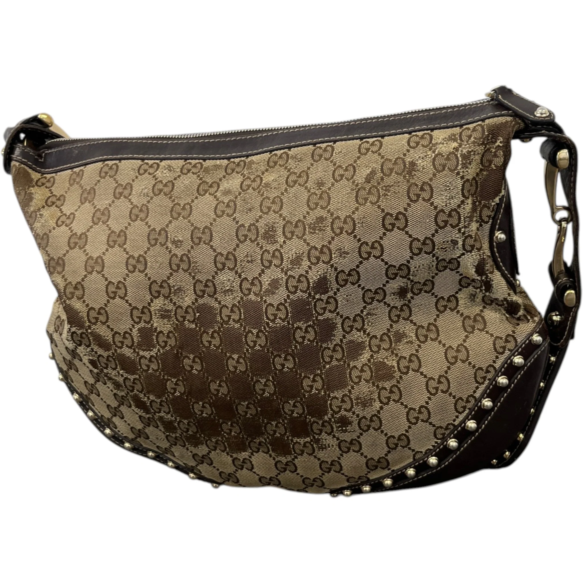 Women's Gg Supreme Pelham Hobo Bag Beige - Image 7
