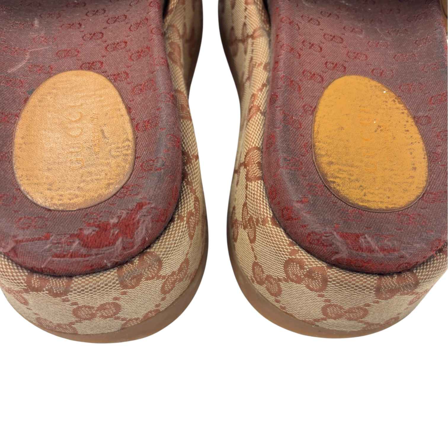 Women's Gg Supreme Platform Slides Beige Size EU 38 / UK 5 - Image 13