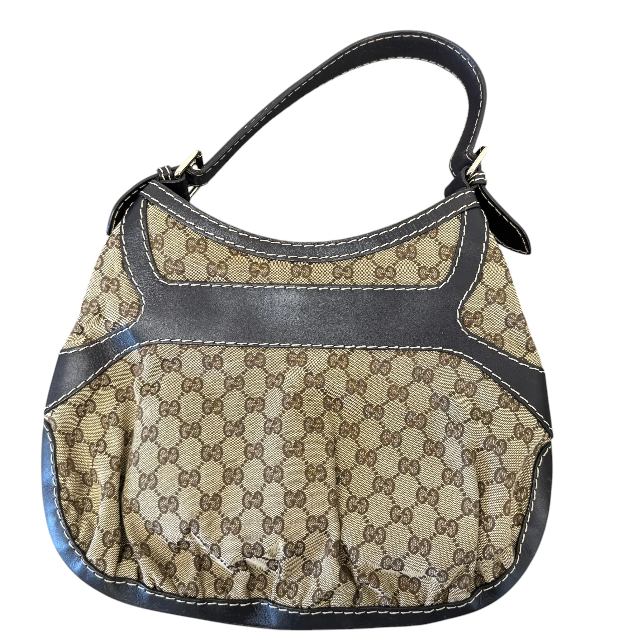 Women's Gg Supreme Queen Hobo Bag Beige - Image 3