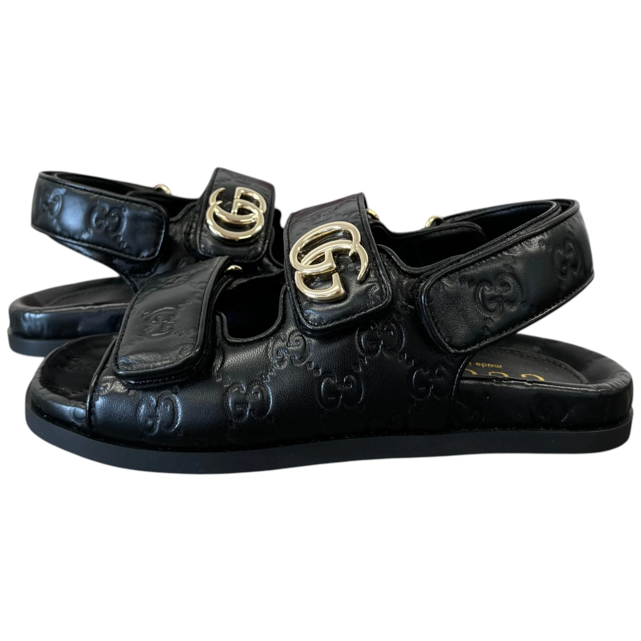 Women's Gg Supreme Sandals Black Size EU 36.5 / UK 3.5 - Image 3