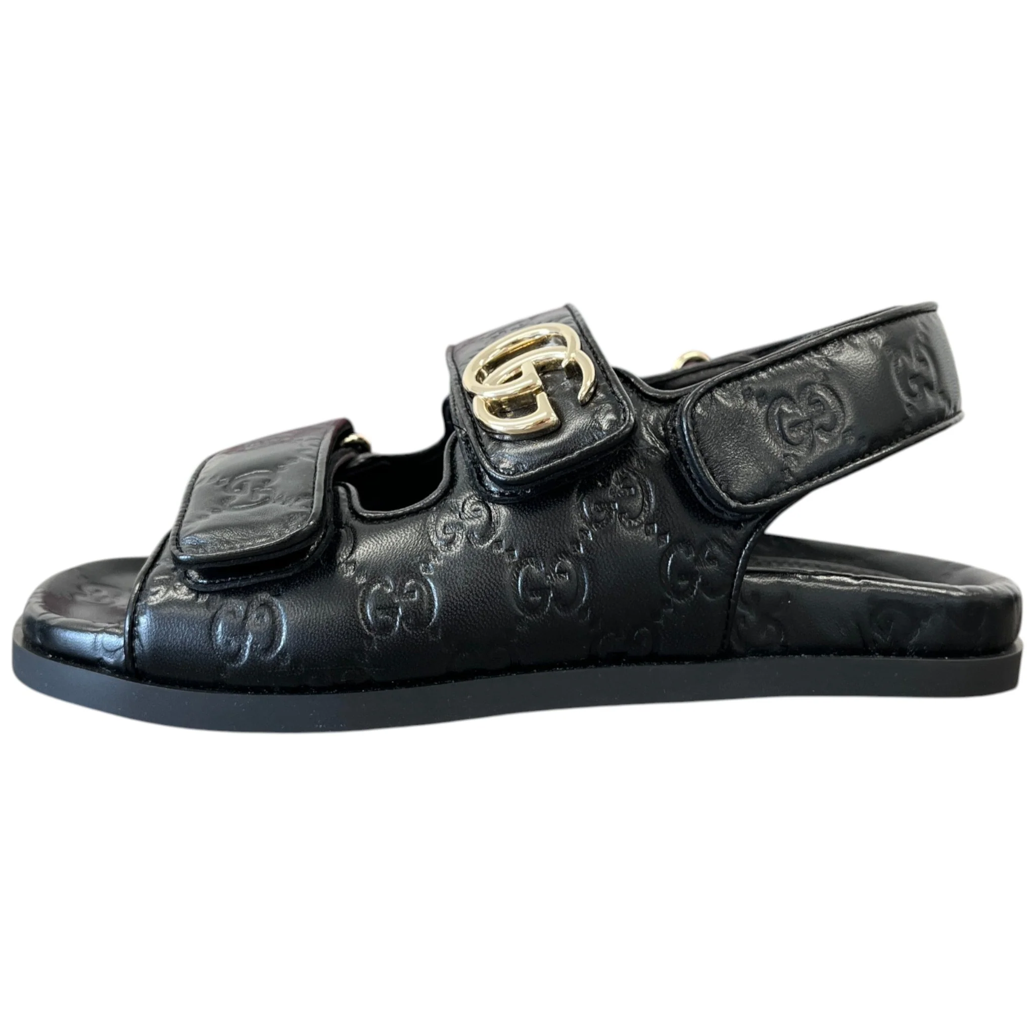 Women's Gg Supreme Sandals Black Size EU 36.5 / UK 3.5 - Image 5