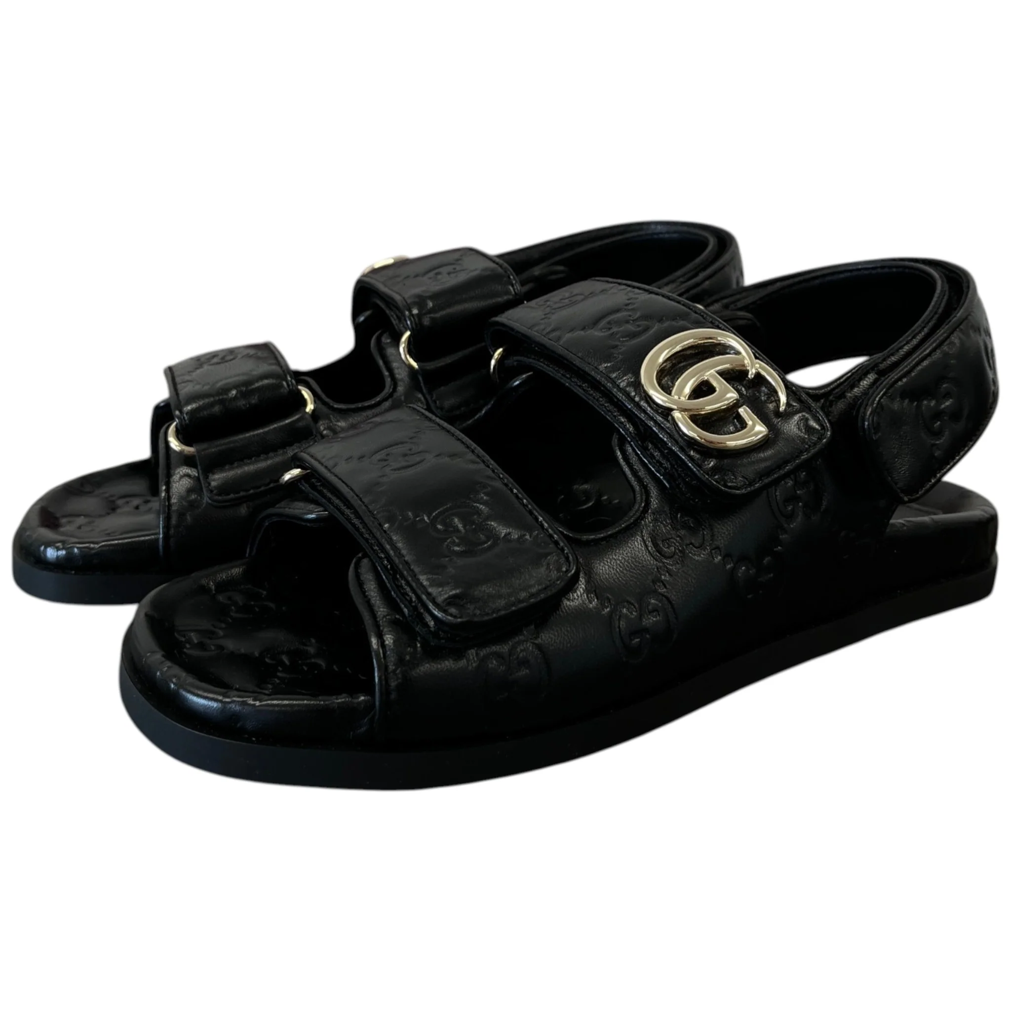 Women's Gg Supreme Sandals Black Size EU 36.5 / UK 3.5 - Image 8