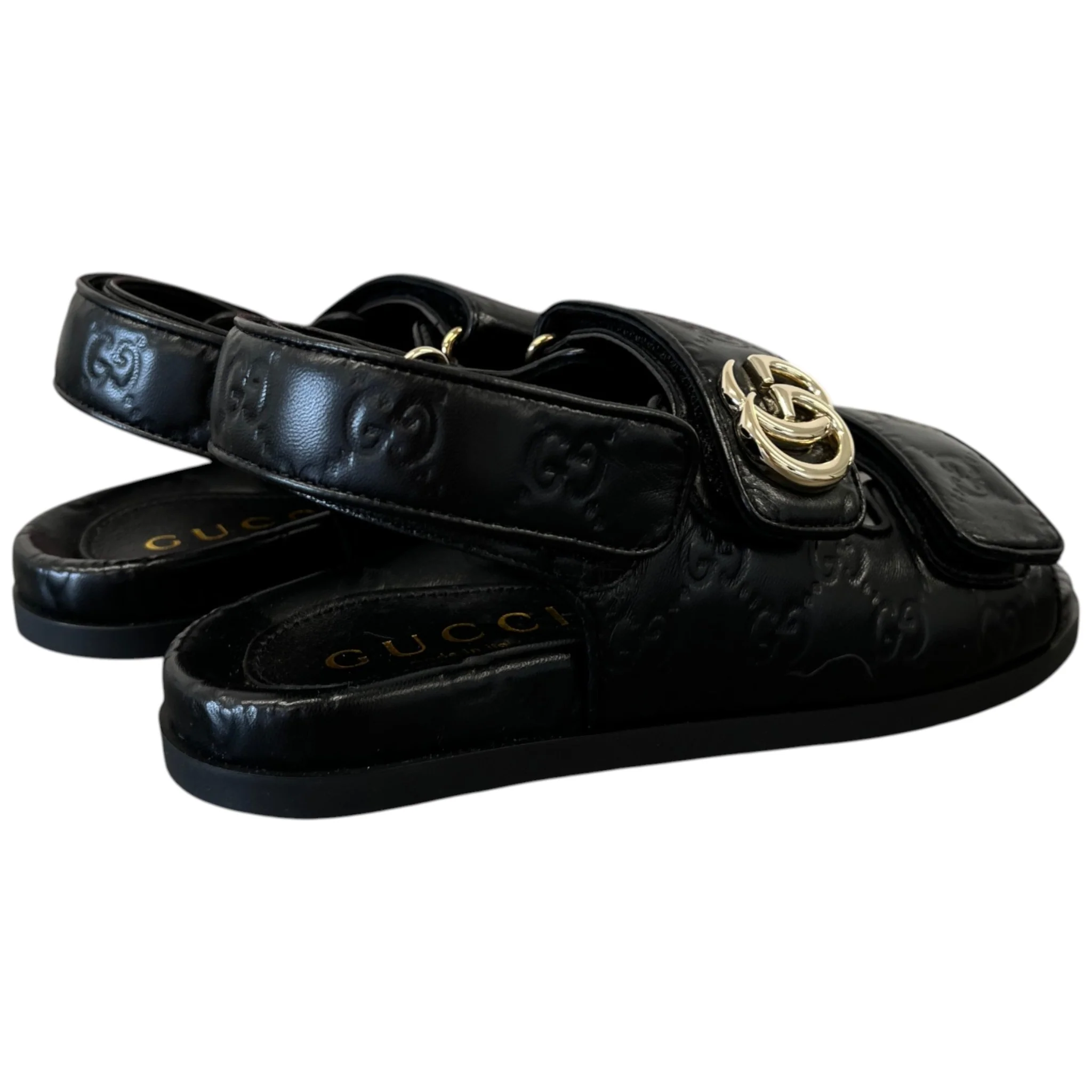 Women's Gg Supreme Sandals Black Size EU 36.5 / UK 3.5 - Image 9