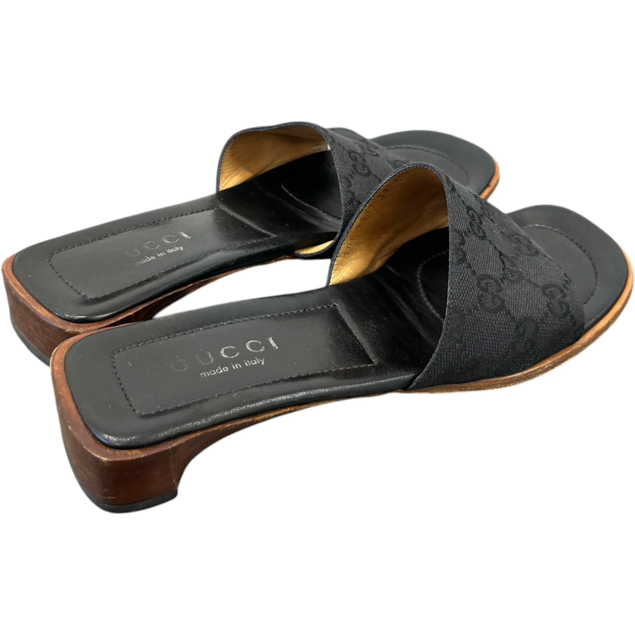 Women's Gg Supreme Sandals Black Size EU 37 / UK 4 - Image 8
